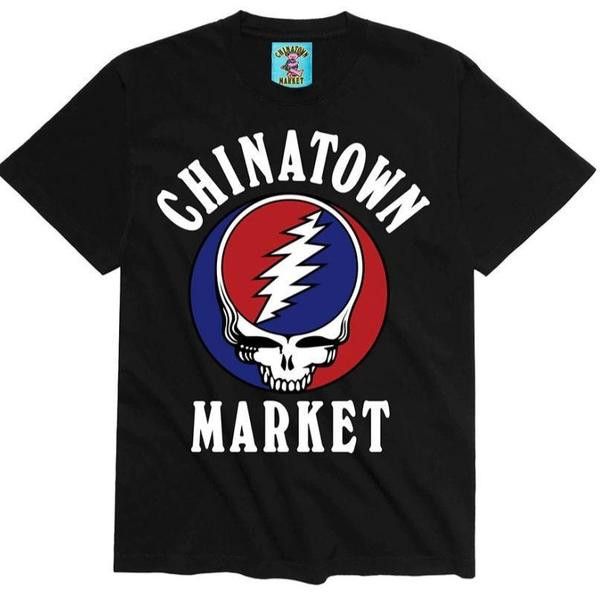 Grateful Dead × Market × Vintage DEADTOWN MARKET TEE Size US XL / EU 56 / 4 - 1 Thumbnail