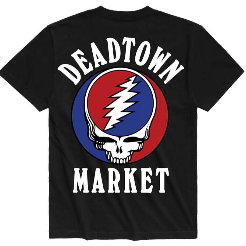 Grateful Dead × Market × Vintage DEADTOWN MARKET TEE Size US XL / EU 56 / 4 - 2 Thumbnail