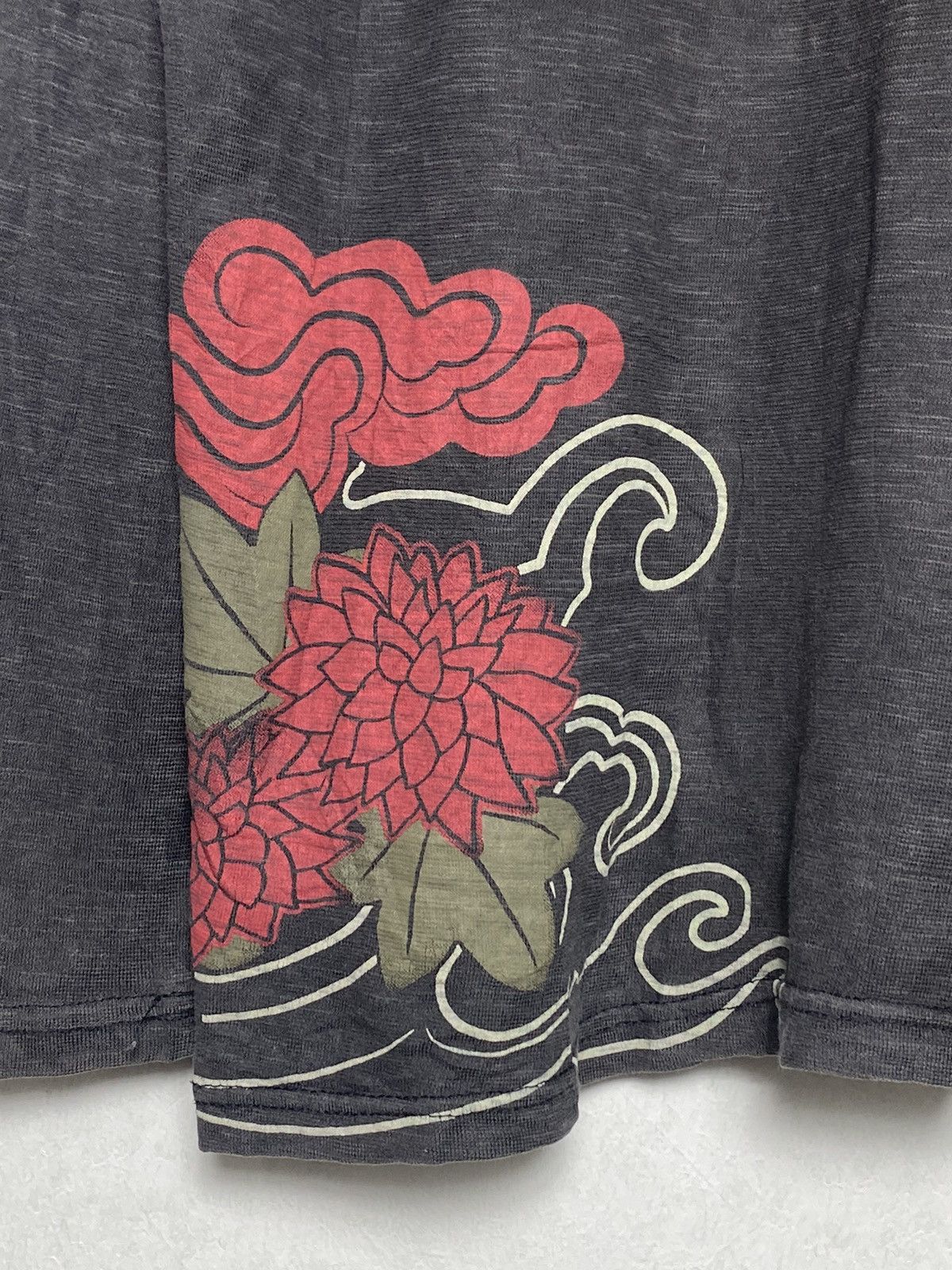 Japanese Brand Vintage Dragon Sukajan Longsleeve / HystericEvisu Style Size US XL / EU 56 / 4 - 4 Thumbnail