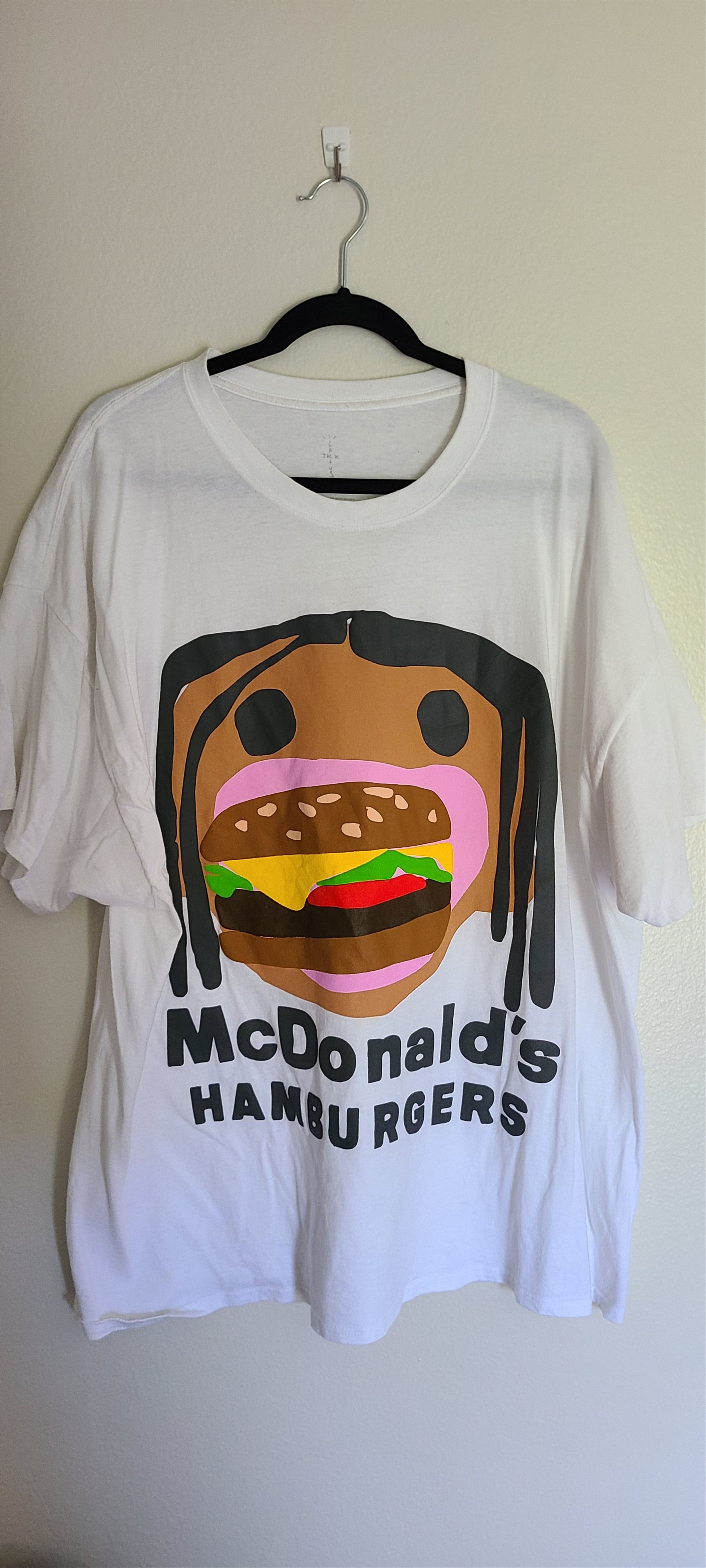 Travis Scott BURGER MOUTH TEE Size US XXL / EU 58 / 5 - 1 Thumbnail