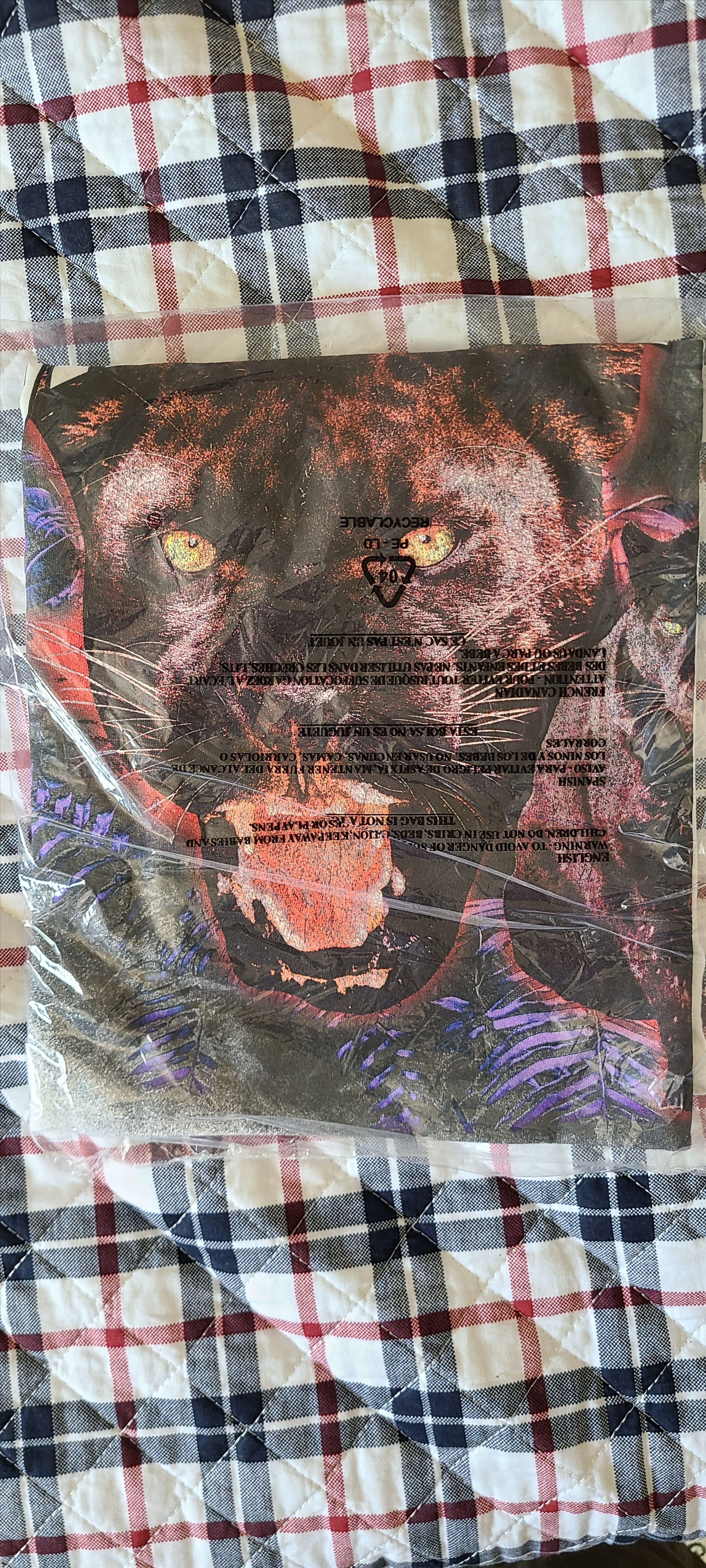 Market × Vintage PANTHER UV TEE Size US XL / EU 56 / 4 - 3 Thumbnail