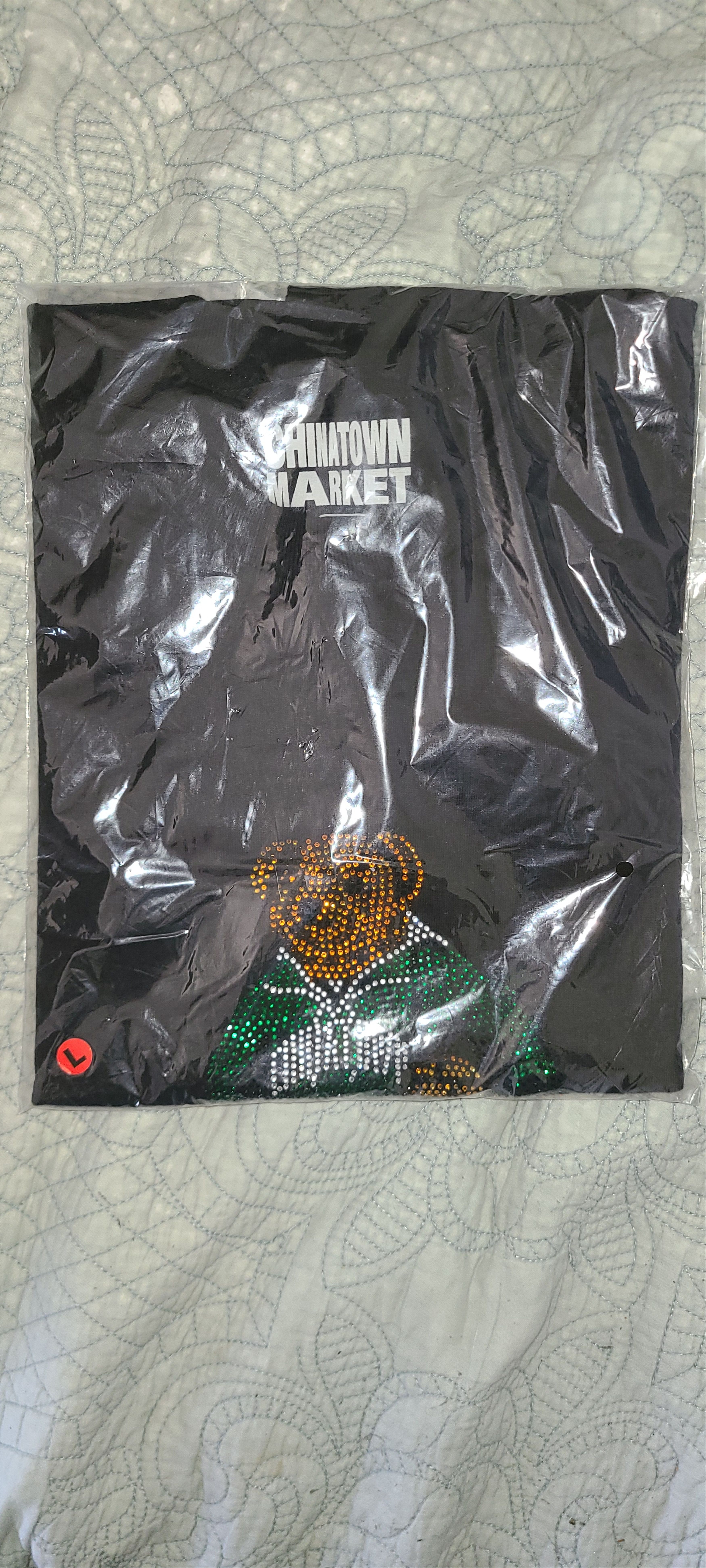 Market × Vintage TEDDY RHINESTONE TEE Size US L / EU 52-54 / 3 - 2 Thumbnail