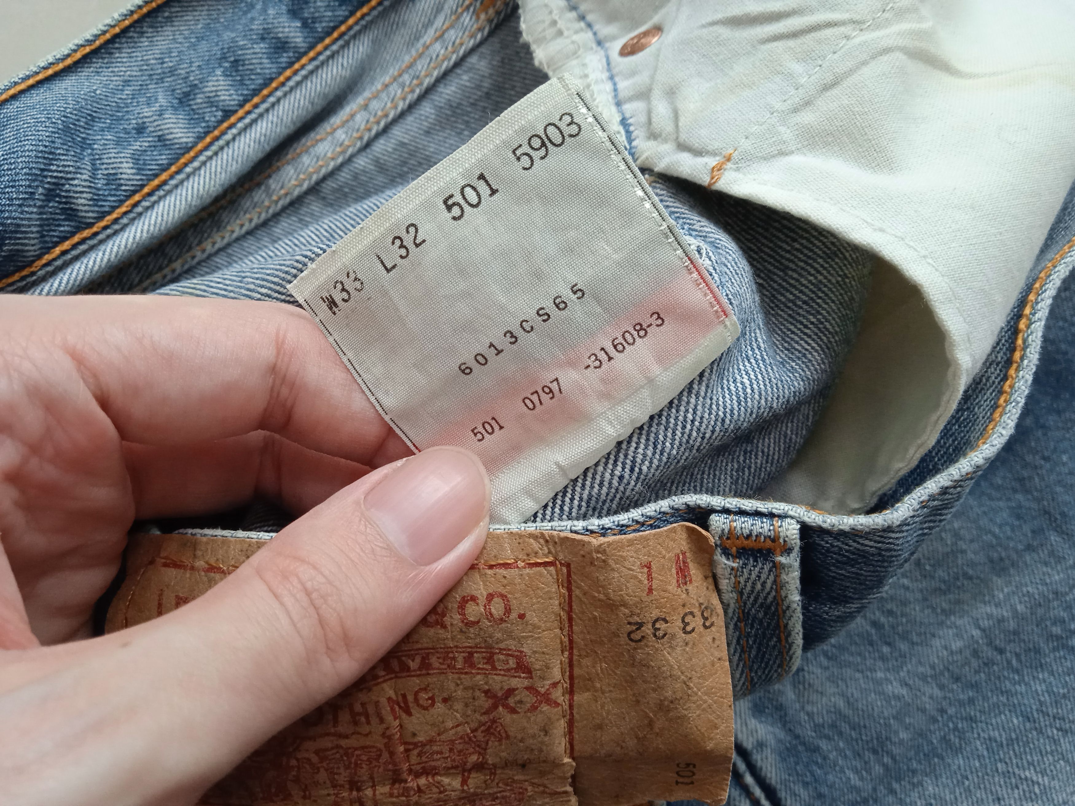 Vintage Vintage 90s Levi's 501 Made in USA Size US 32 / EU 48 - 4 Thumbnail