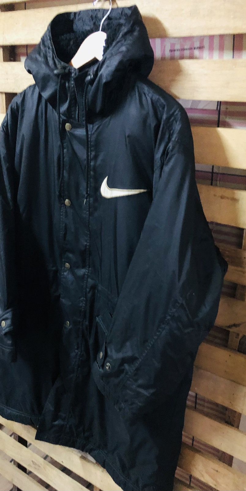 Nike Vintage 90s Nike Long Jacket Big Logo Size US M / EU 48-50 / 2 - 4 Thumbnail