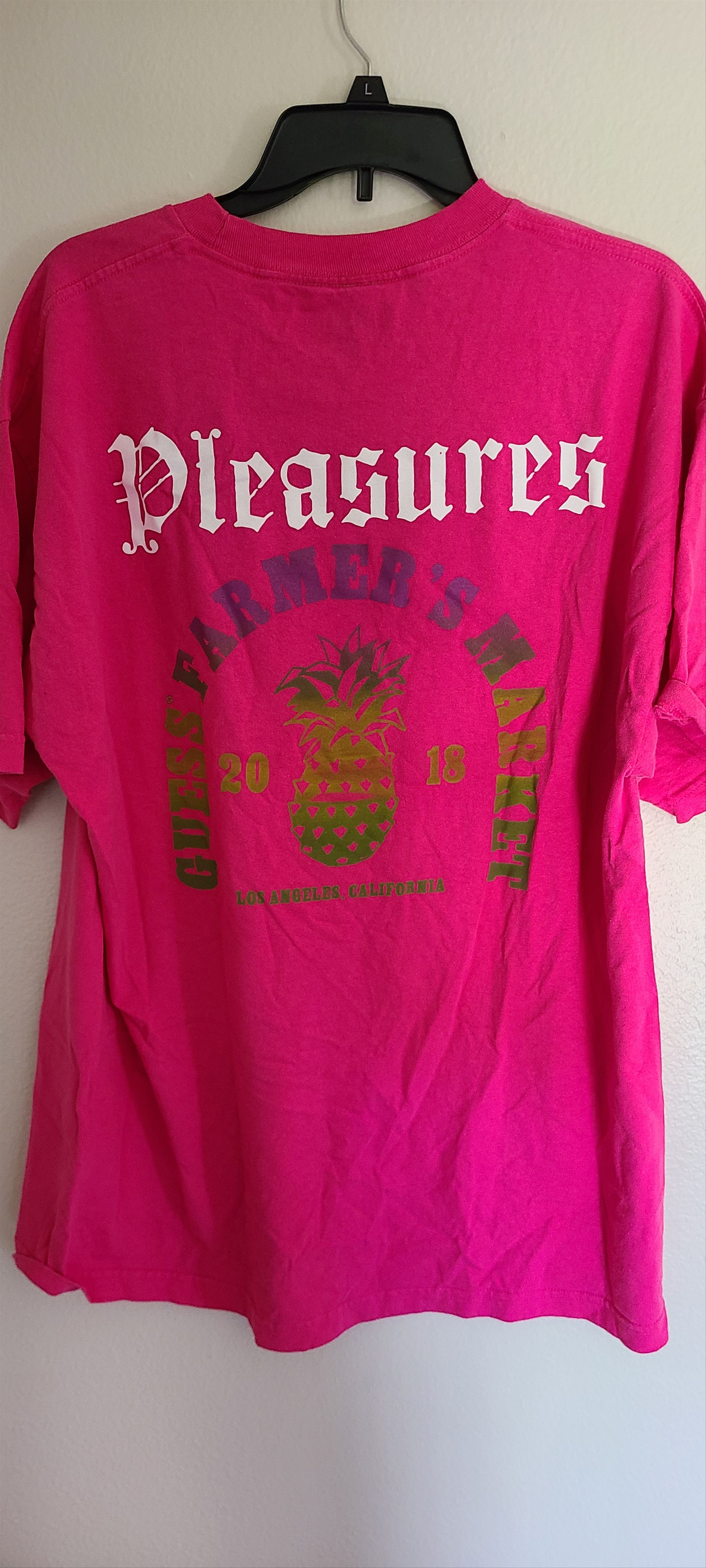 Guess × Pleasures VIOLENCE TEE - CUSTOM PRINT Size US XL / EU 56 / 4 - 2 Thumbnail