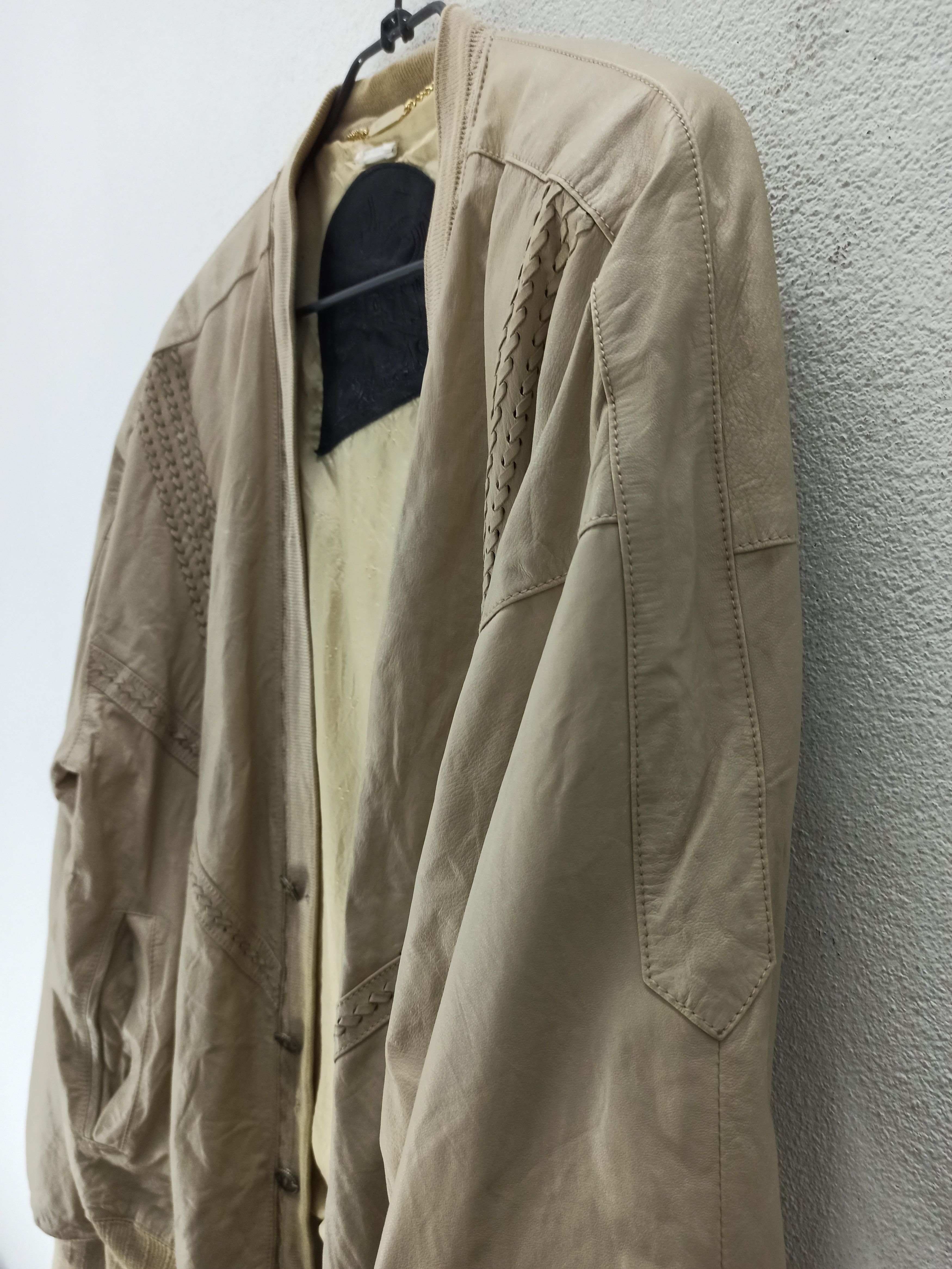 Torras × Vintage Vintage Leather Cardigan By Torras Made in Spain Size US L / EU 52-54 / 3 - 5 Thumbnail