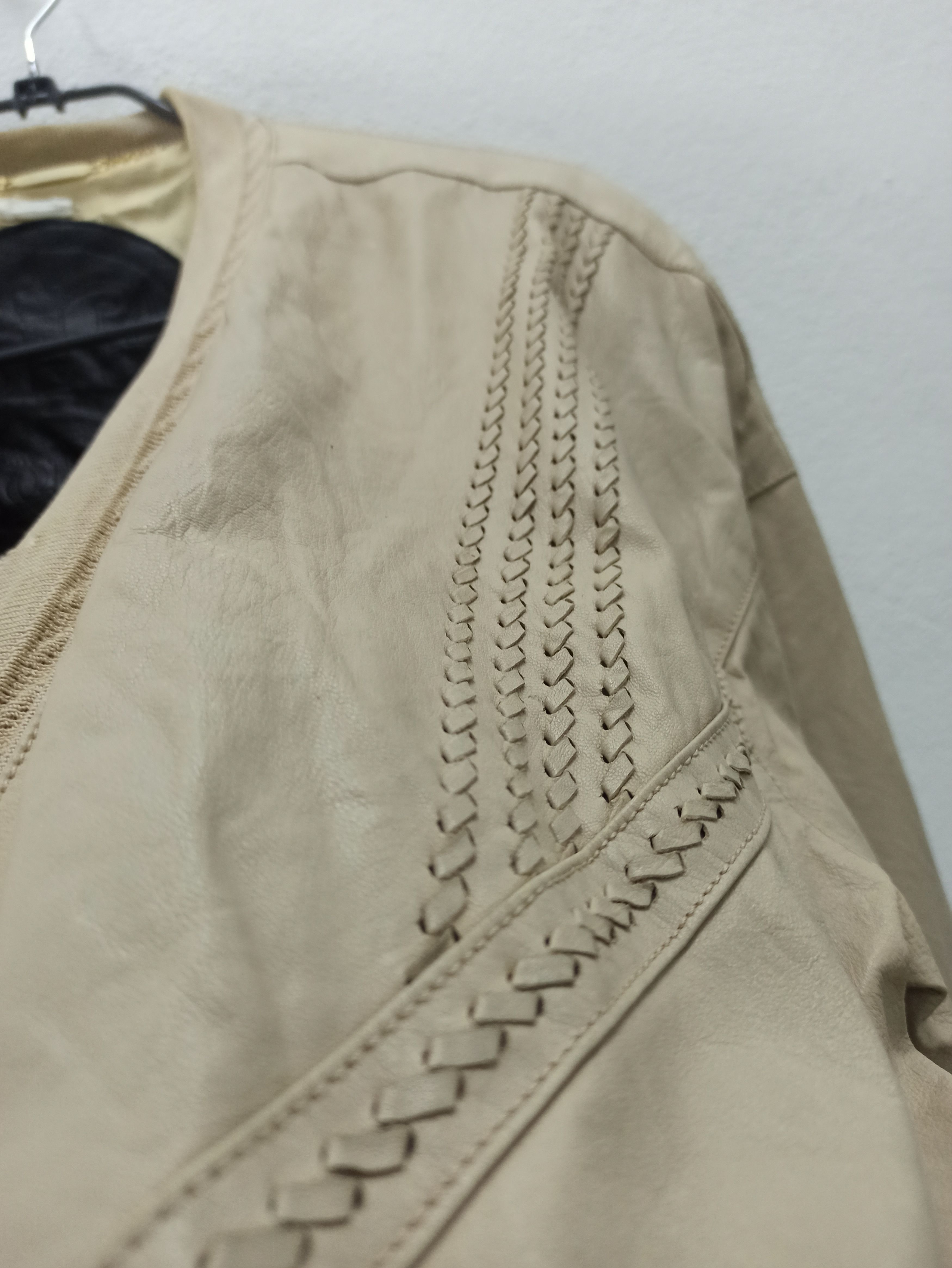 Torras × Vintage Vintage Leather Cardigan By Torras Made in Spain Size US L / EU 52-54 / 3 - 6 Thumbnail