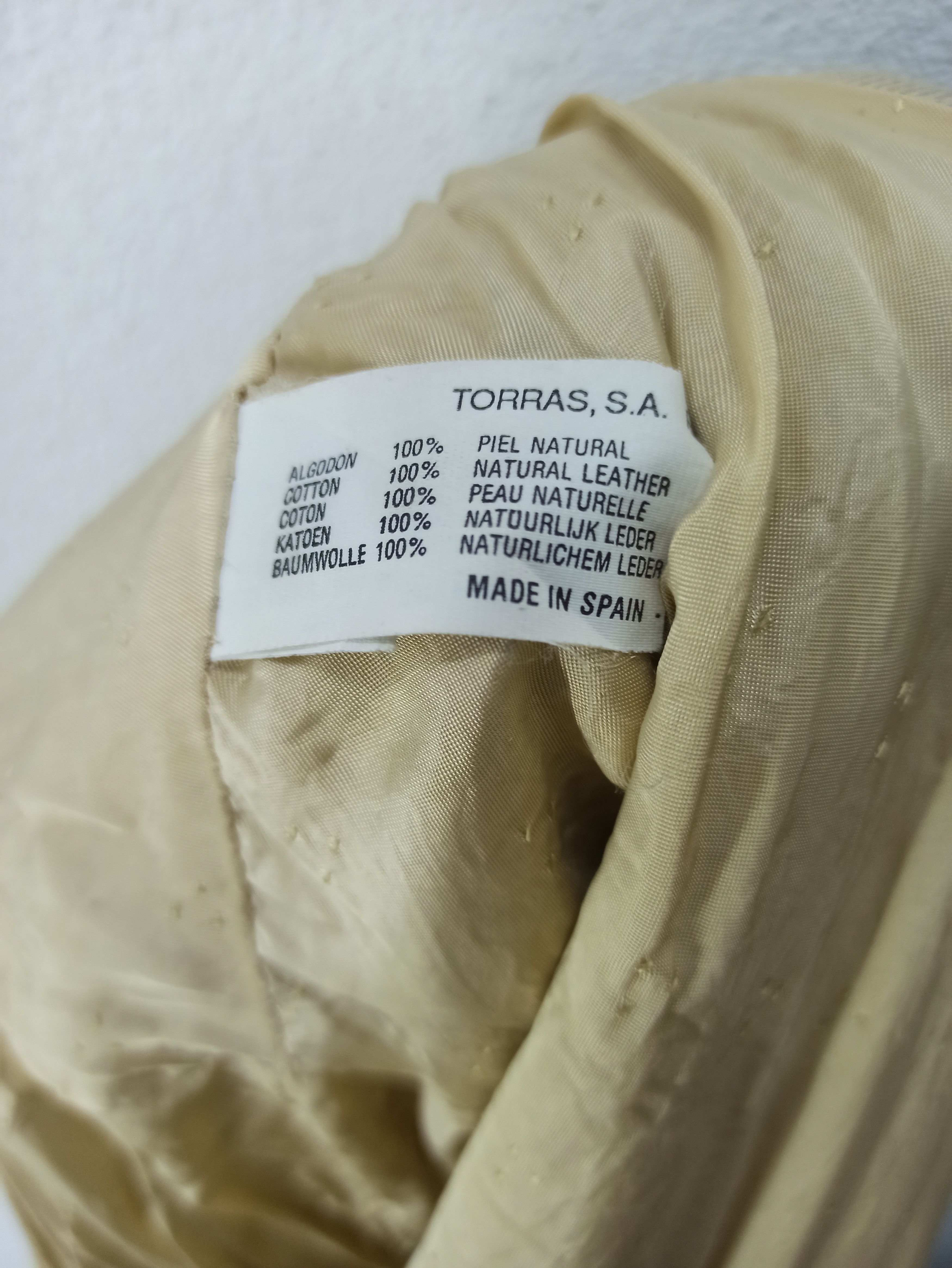 Torras × Vintage Vintage Leather Cardigan By Torras Made in Spain Size US L / EU 52-54 / 3 - 15 Thumbnail