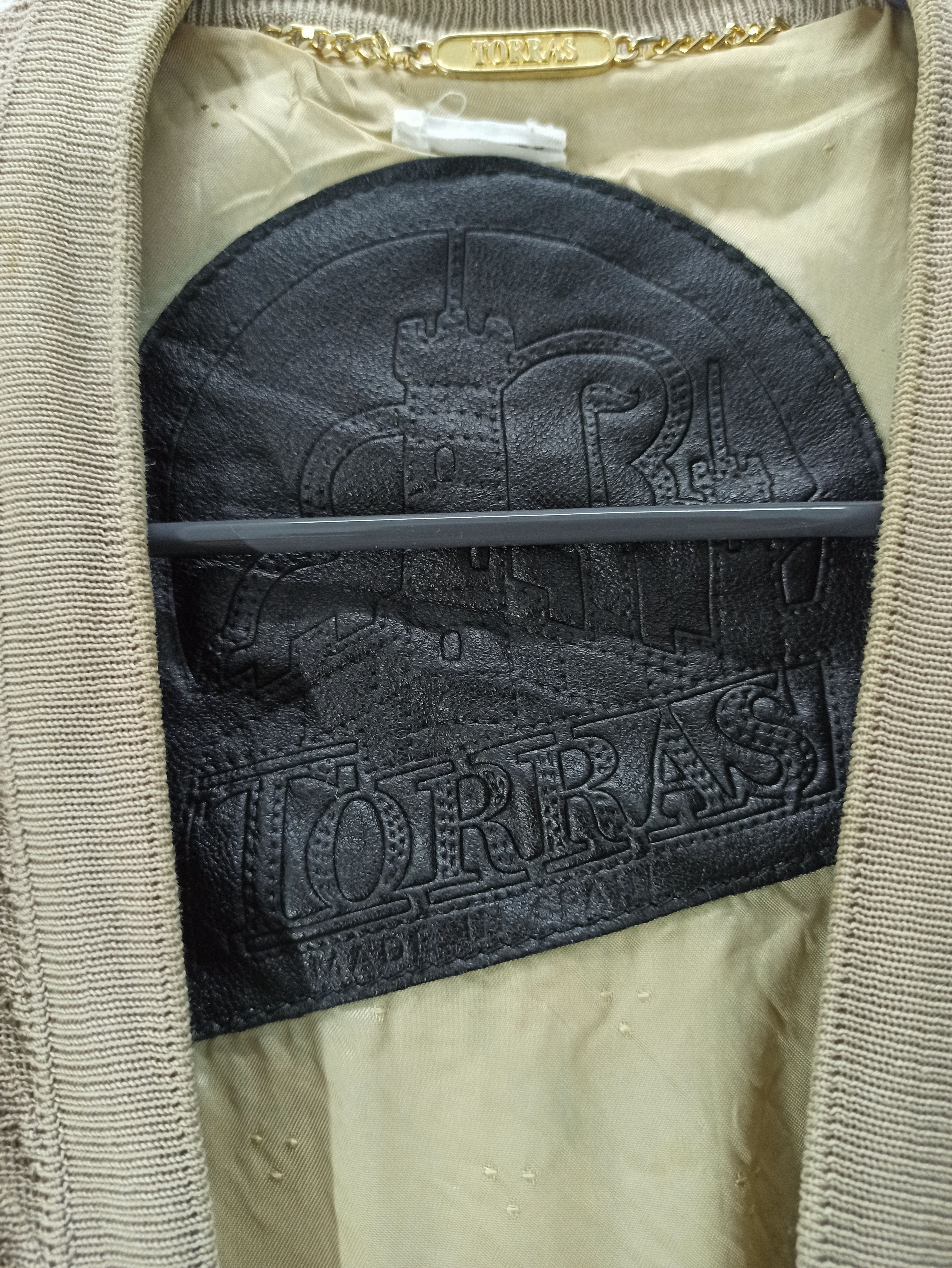 Torras × Vintage Vintage Leather Cardigan By Torras Made in Spain Size US L / EU 52-54 / 3 - 13 Thumbnail