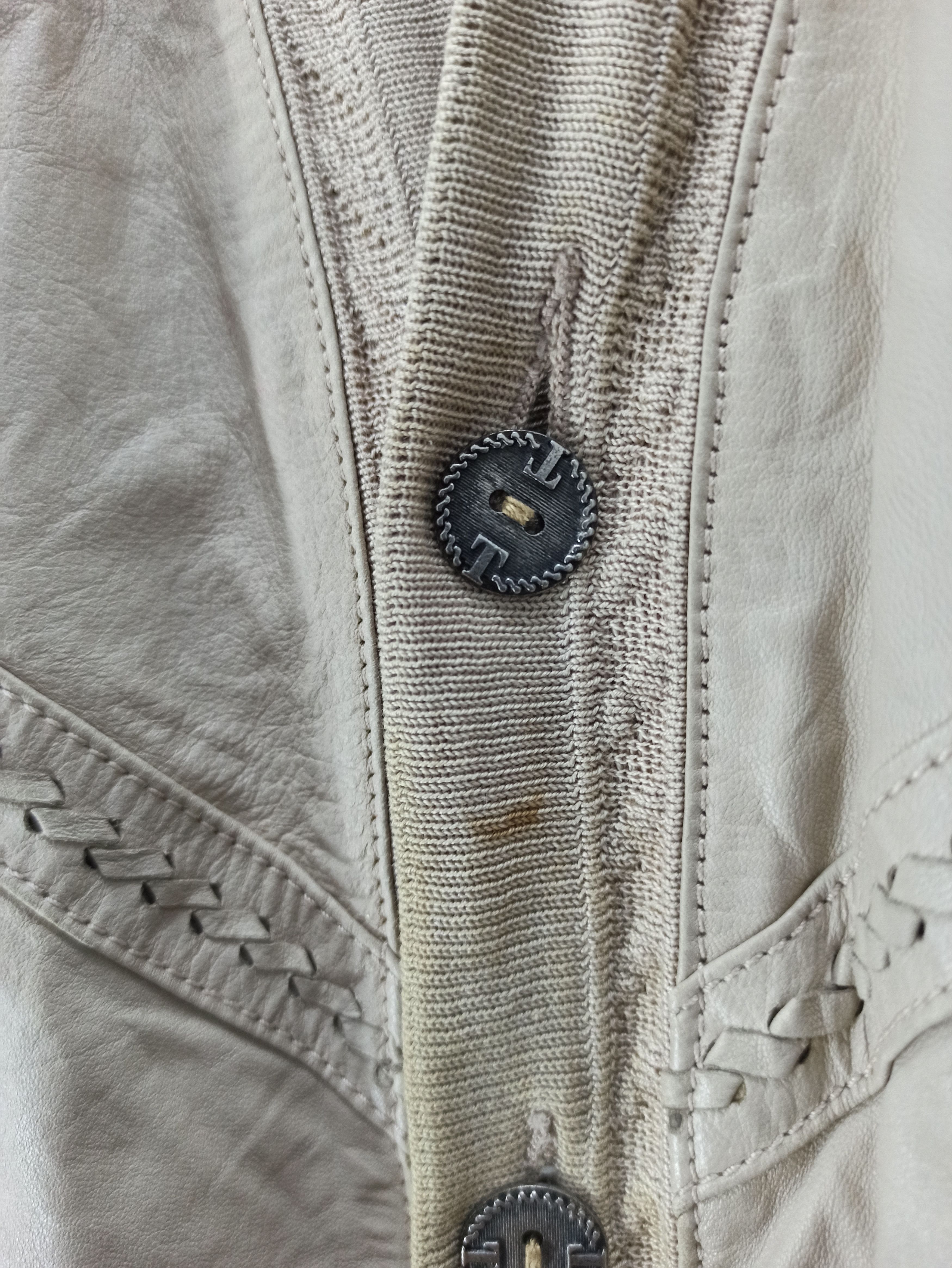 Torras × Vintage Vintage Leather Cardigan By Torras Made in Spain Size US L / EU 52-54 / 3 - 8 Thumbnail