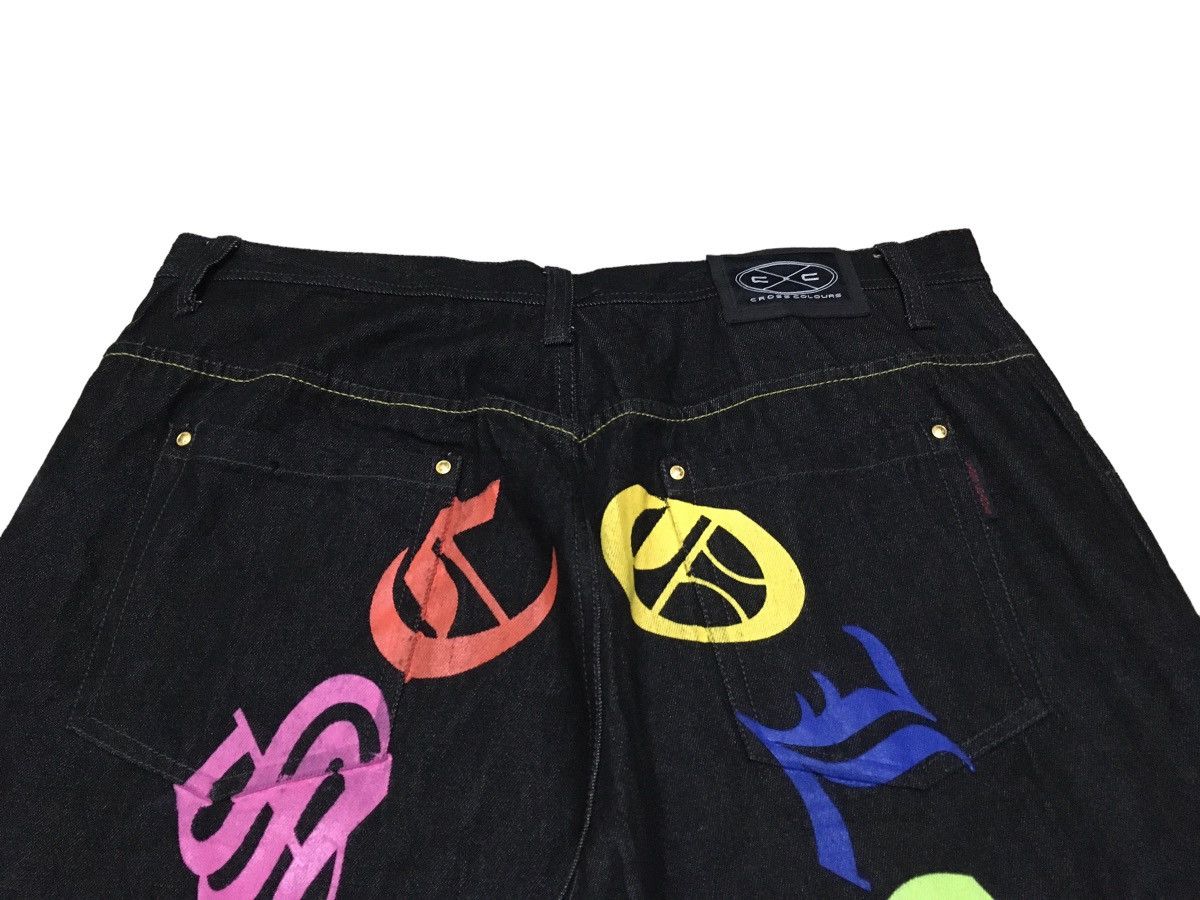 Cross Colours Rare Design Vintage Brand Cross Colour Daicock Jeans 2000s Size US 40 / EU 56 - 3 Thumbnail