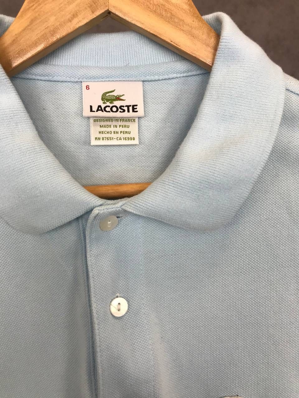 Lacoste Lacoste vintage luxury polo tee Size US L / EU 52-54 / 3 - 3 Thumbnail