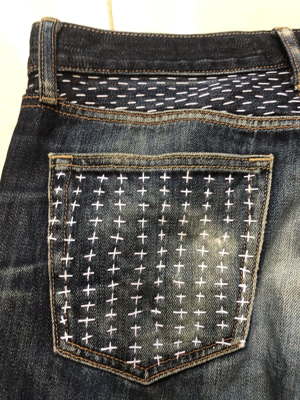 Uniqlo Uniqlo custom made Sashiko/Boro inspired Kapital Strike Size US 33 - 15 Thumbnail