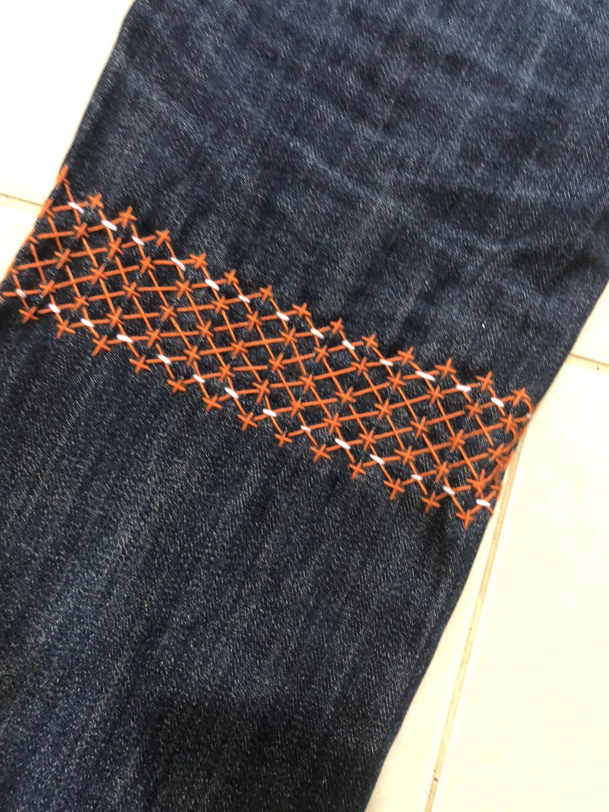 Uniqlo Uniqlo custom made Sashiko/Boro inspired Kapital Strike Size US 33 - 17 Thumbnail