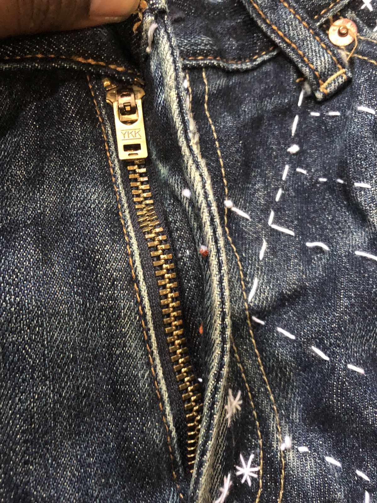 Uniqlo Uniqlo custom made Sashiko/Boro inspired Kapital Strike Size US 33 - 12 Thumbnail