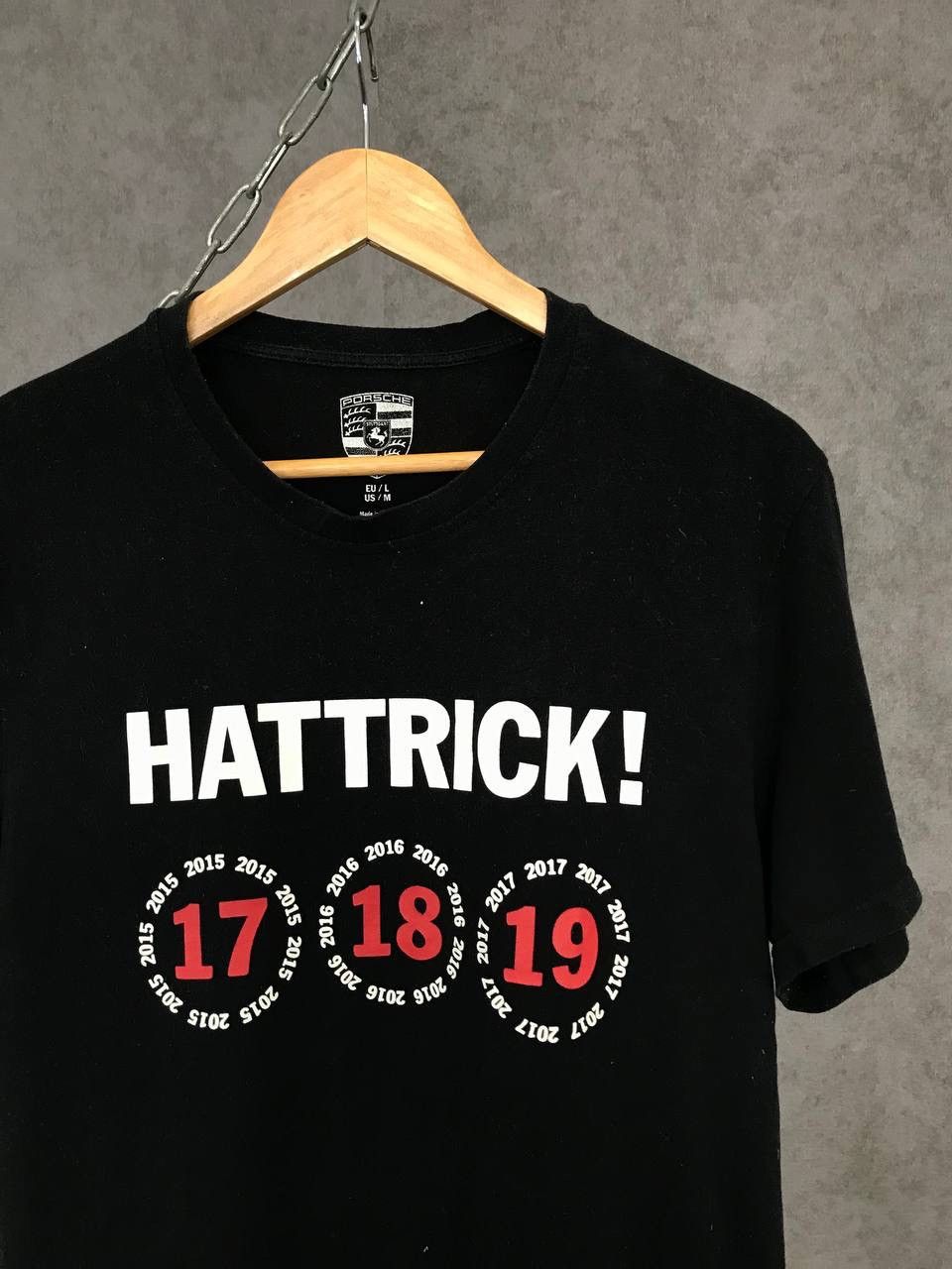 Porsche Design Porsche Hattrick racing overprinted tee Size US M / EU 48-50 / 2 - 2 Thumbnail