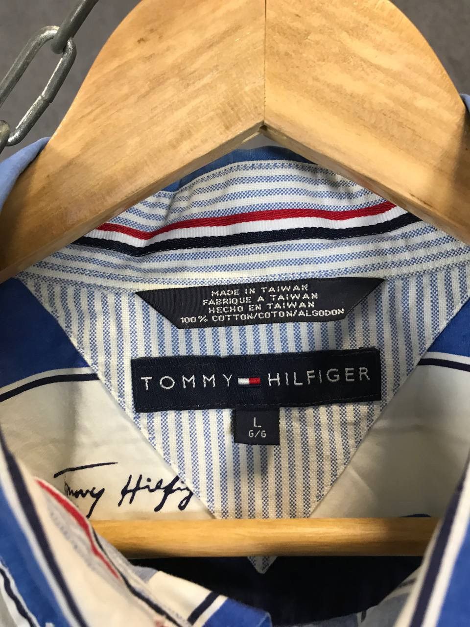 Tommy Hilfiger Tommy Hilfiger vintage crazy Hawaiian overprinted shirt Size US L / EU 52-54 / 3 - 4 Thumbnail