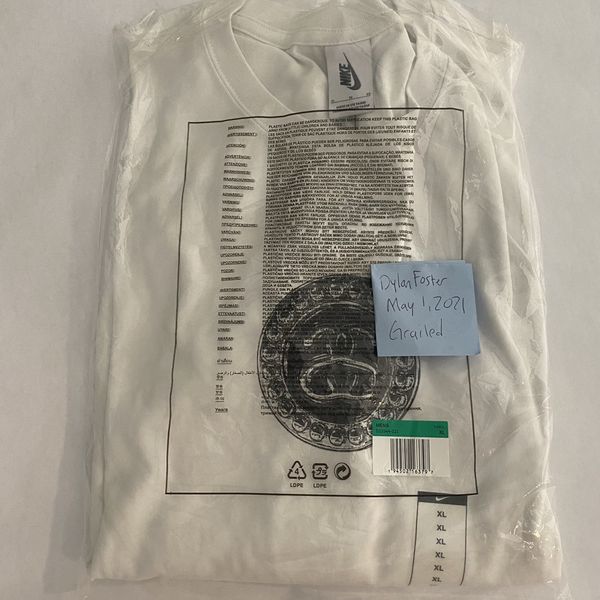 Nike Stüssy x Nike SS Link L/S T-Shirt White • X-Large | Grailed