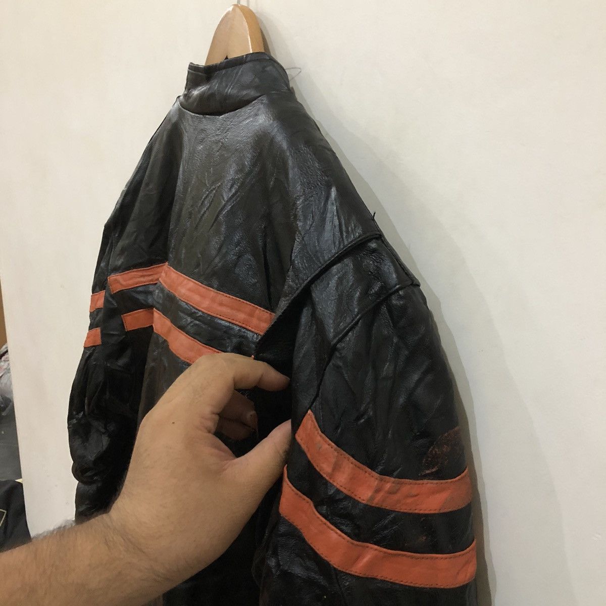 Japanese Brand Wolverine Live Ride Rock Leather Jacket Full Zipper Size US M / EU 48-50 / 2 - 9 Thumbnail