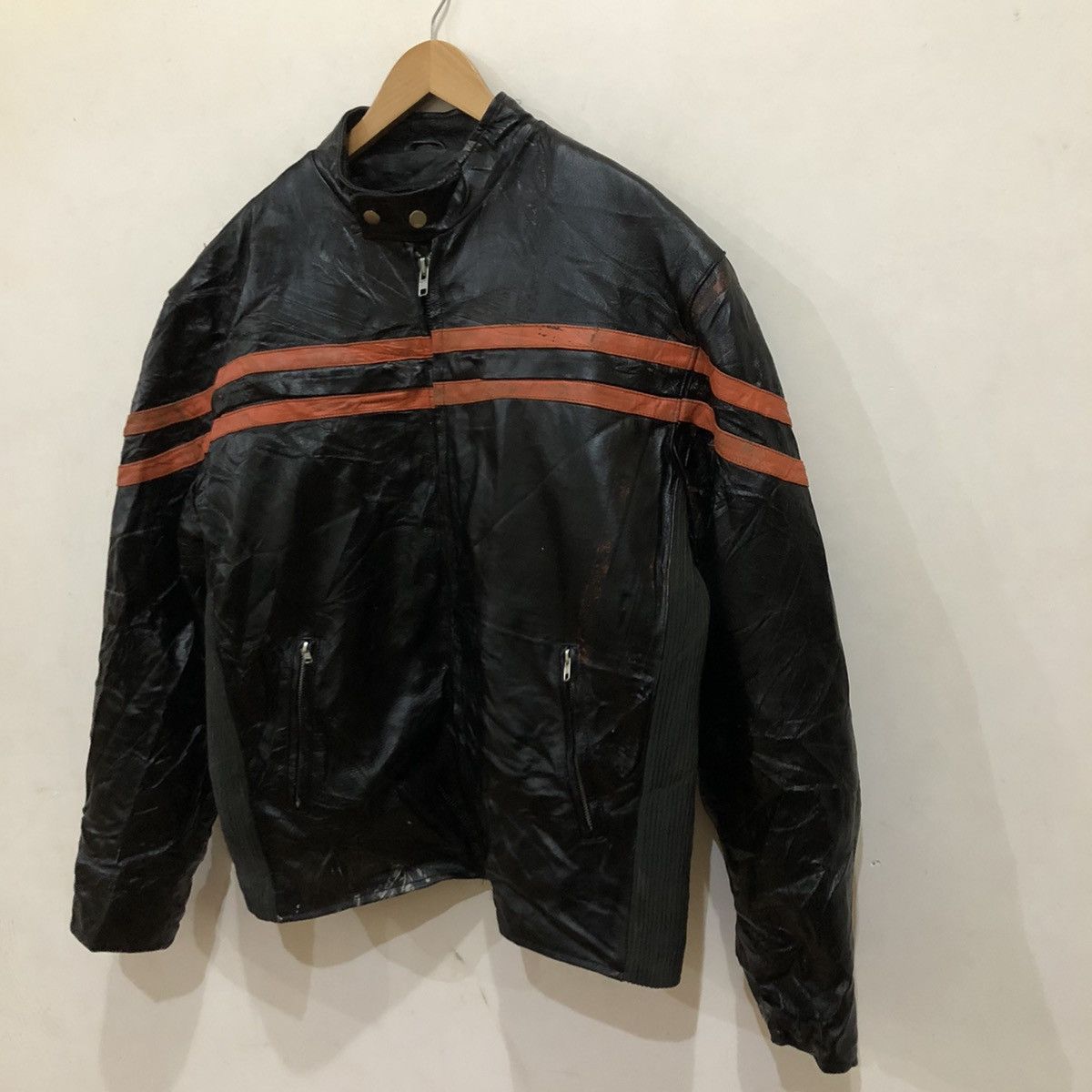 Japanese Brand Wolverine Live Ride Rock Leather Jacket Full Zipper Size US M / EU 48-50 / 2 - 3 Thumbnail