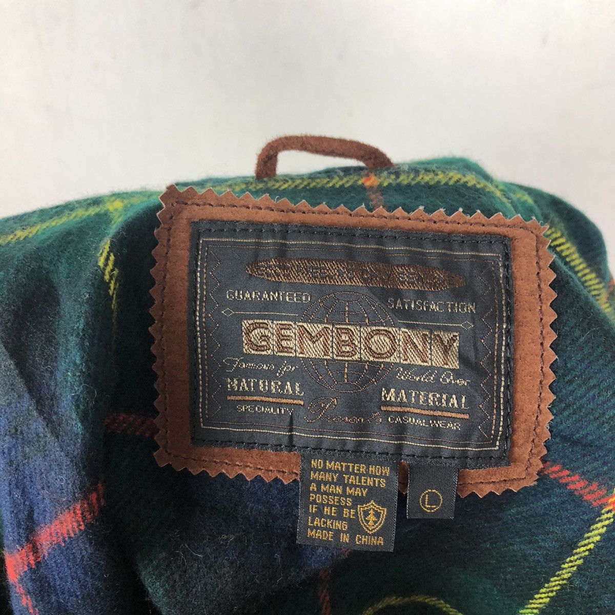 Japanese Brand GEMBONY SURVIVAL LEATHER JACKET Size US XL / EU 56 / 4 - 14 Thumbnail