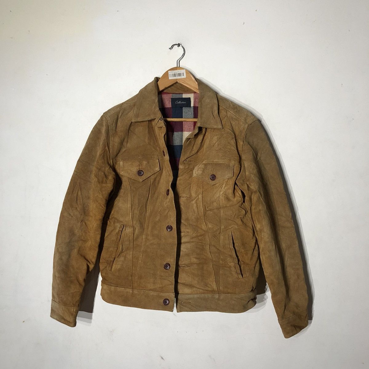 Japanese Brand Button Suide Leather Jacket Multi Pocket Size US M / EU 48-50 / 2 - 2 Thumbnail