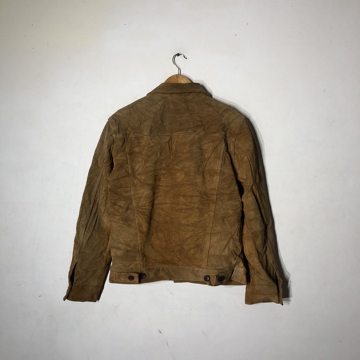 Japanese Brand Button Suide Leather Jacket Multi Pocket Size US M / EU 48-50 / 2 - 7 Thumbnail