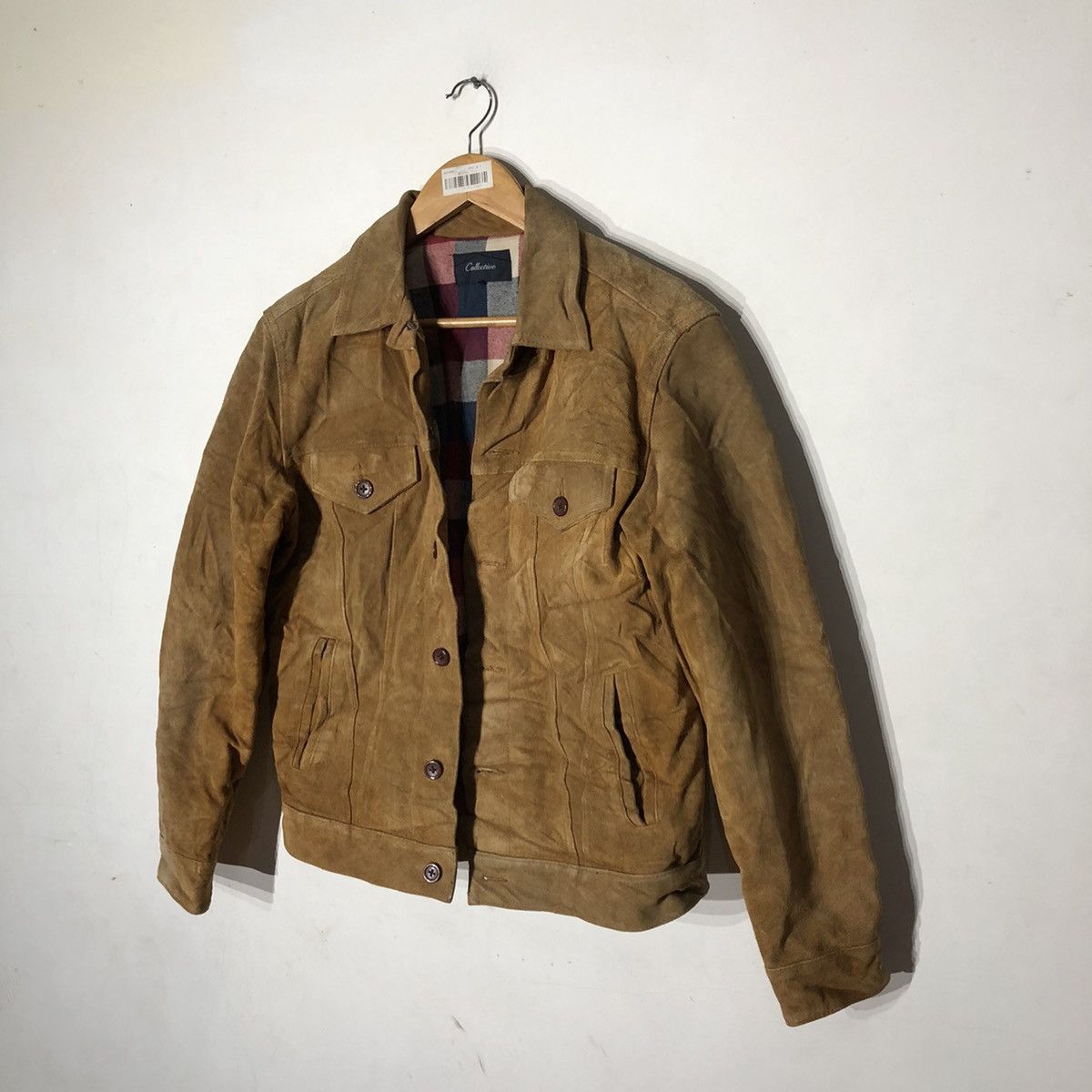 Japanese Brand Button Suide Leather Jacket Multi Pocket Size US M / EU 48-50 / 2 - 3 Thumbnail