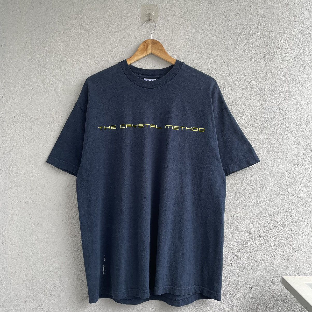 image of Band Tees x Rock Band Vintage The Crystal Method Tee Shirt in Navy Blue, Men's (Size XL)