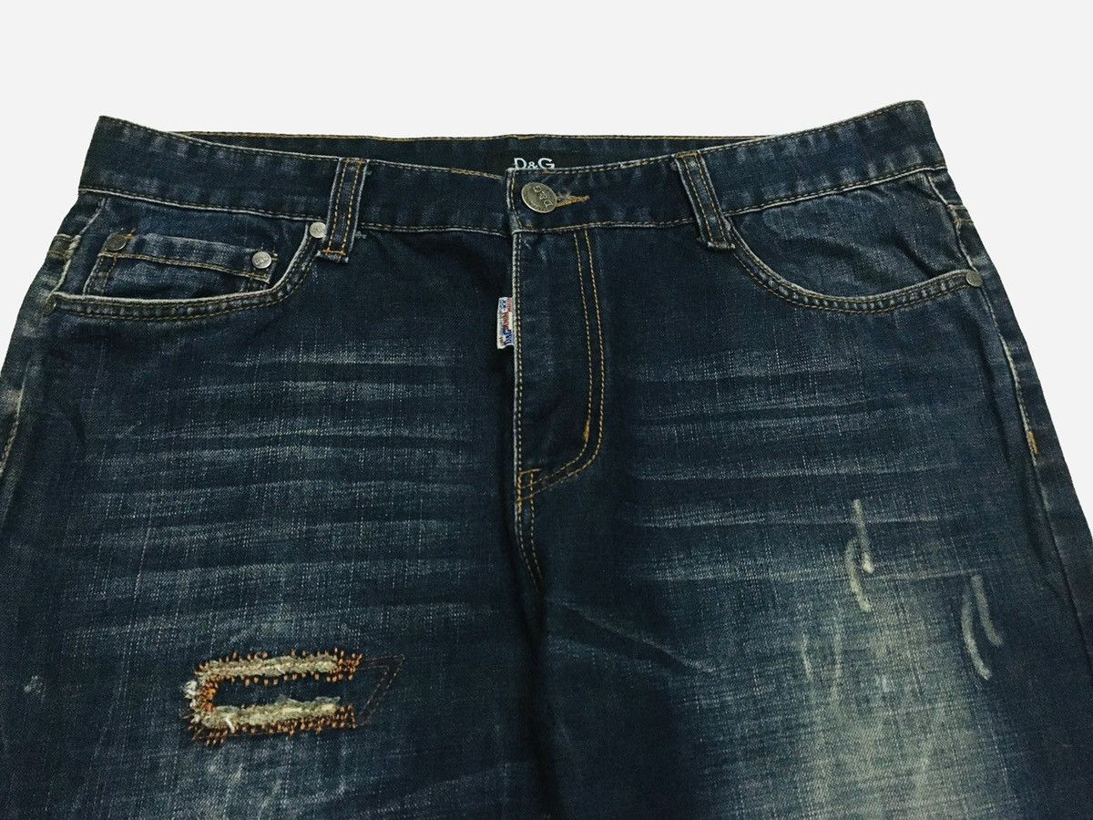 Dolce & Gabbana × Vintage Rare Design Vintage Dolce & Gabbana Distressed Jeans 1990s Size US 36 / EU 52 - 3 Thumbnail