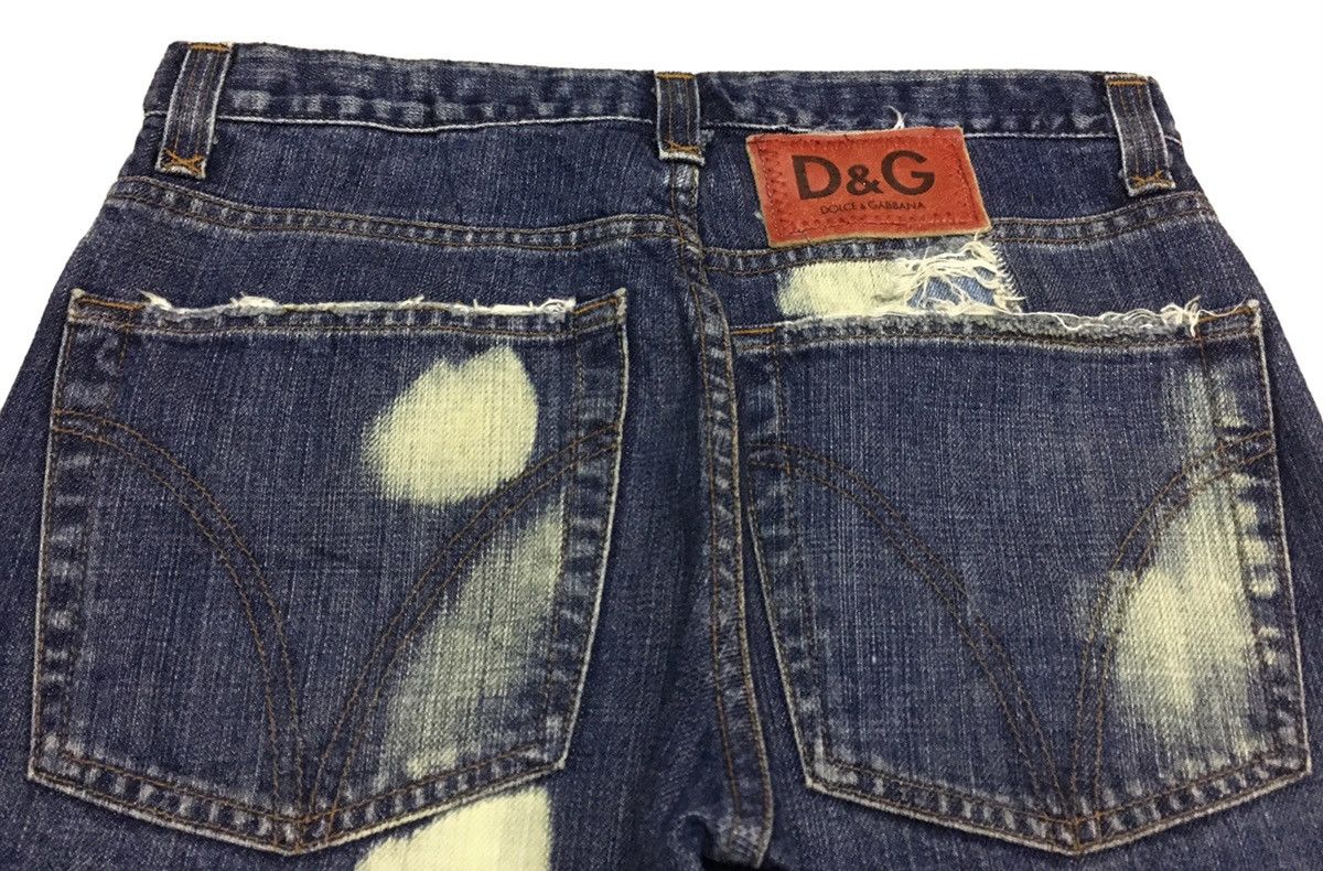 Dolce & Gabbana Rare Design Vintage Dolce & Gabbana Bleach Jeans 1990s Size US 28 / EU 44 - 4 Thumbnail