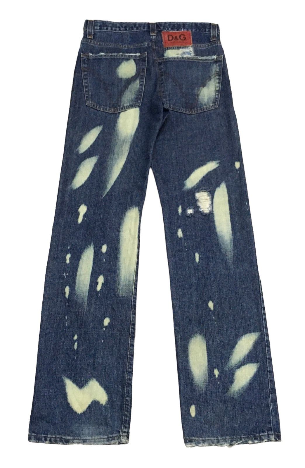 Dolce & Gabbana Rare Design Vintage Dolce & Gabbana Bleach Jeans 1990s Size US 28 / EU 44 - 1 Thumbnail
