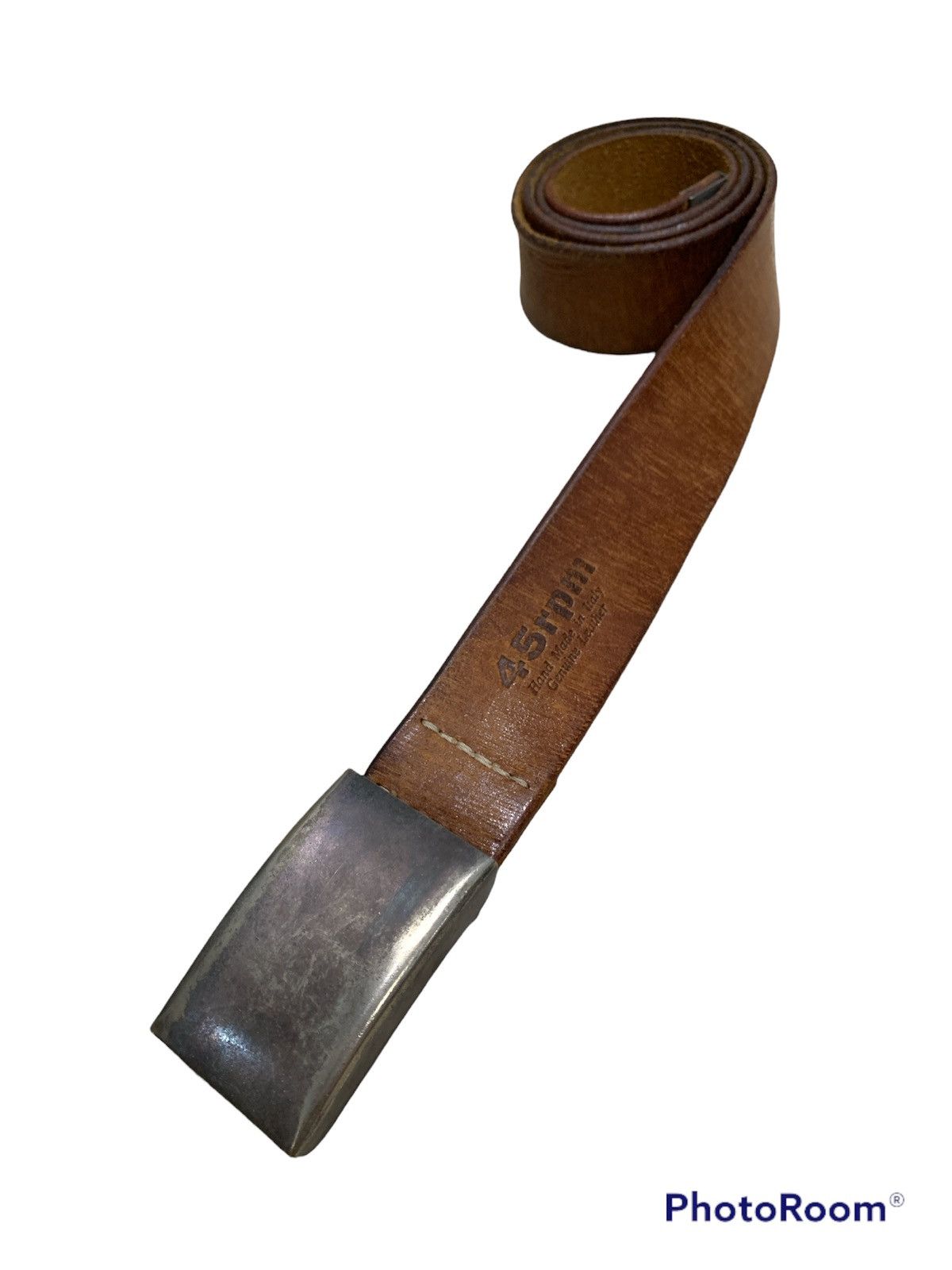 45rpm ベルト（VINTAGE 45RPM LEATHER BELT - Accessories）