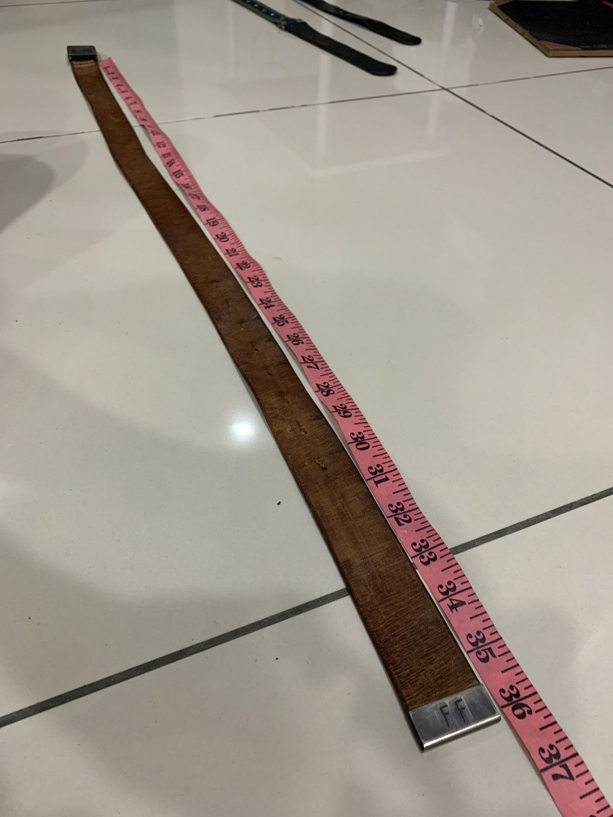 45rpm × Vintage VINTAGE 45RPM LEATHER BELT Size 28 - 4 Thumbnail