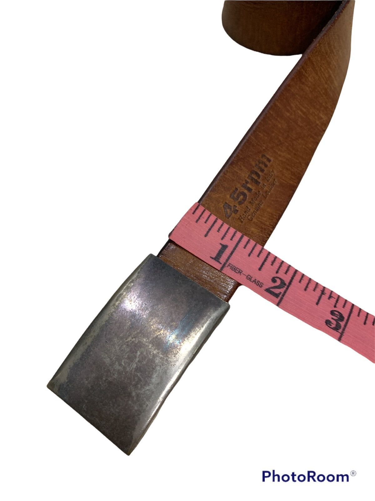 45rpm × Vintage VINTAGE 45RPM LEATHER BELT Size 28 - 2 Thumbnail