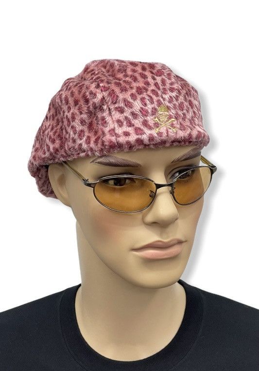 Super Lovers 🔥SUPER LOVERS Pink Leopard Striped Flat Cap Size ONE SIZE - 4 Thumbnail