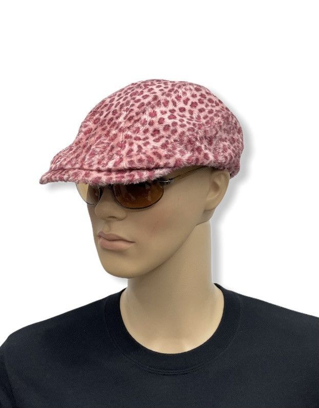 Super Lovers 🔥SUPER LOVERS Pink Leopard Striped Flat Cap Size ONE SIZE - 2 Thumbnail
