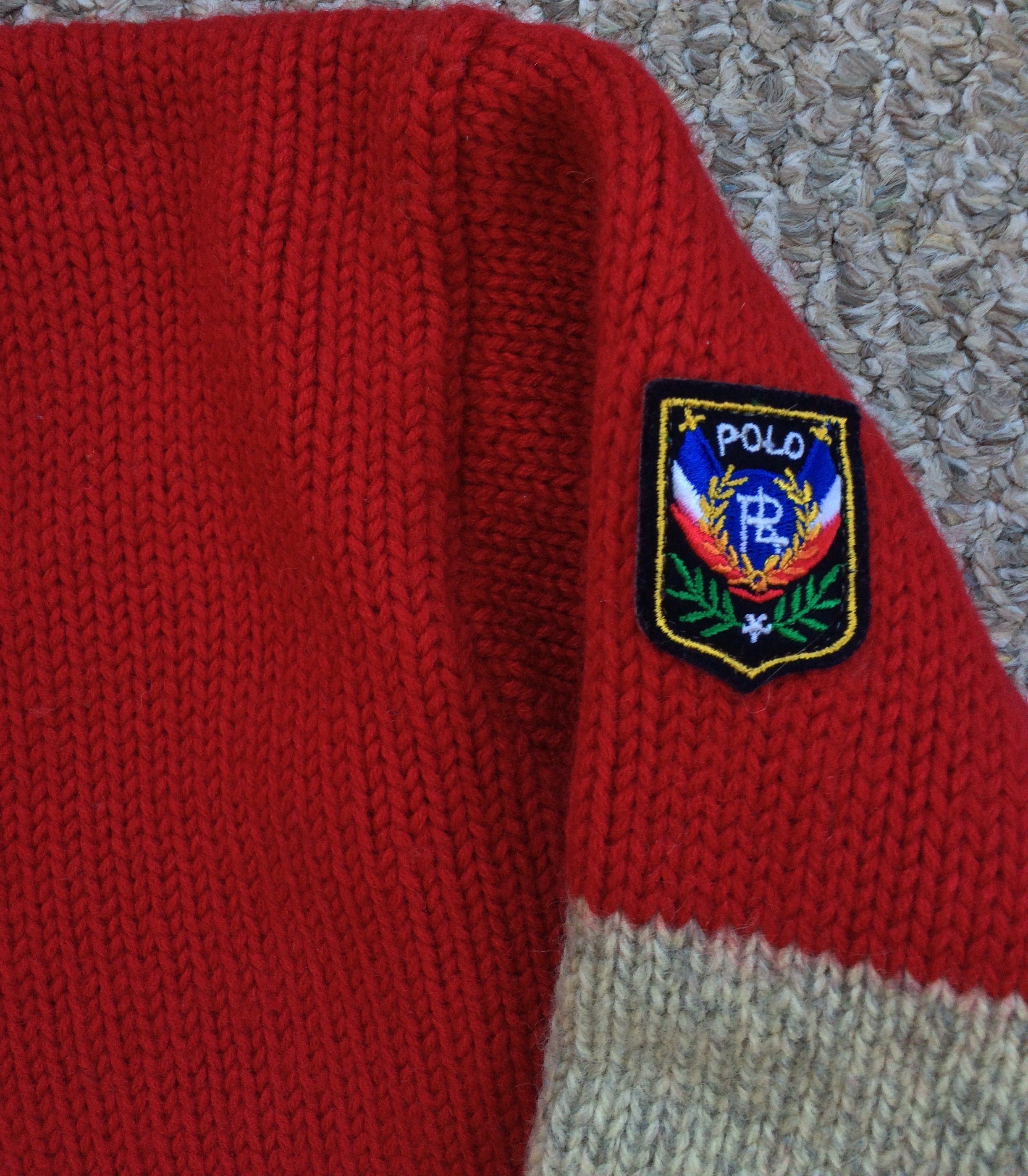 Polo Ralph Lauren F/W 1987 Ralph Lauren Wool Crest Cowlneck Sweater Size US M / EU 48-50 / 2 - 4 Thumbnail