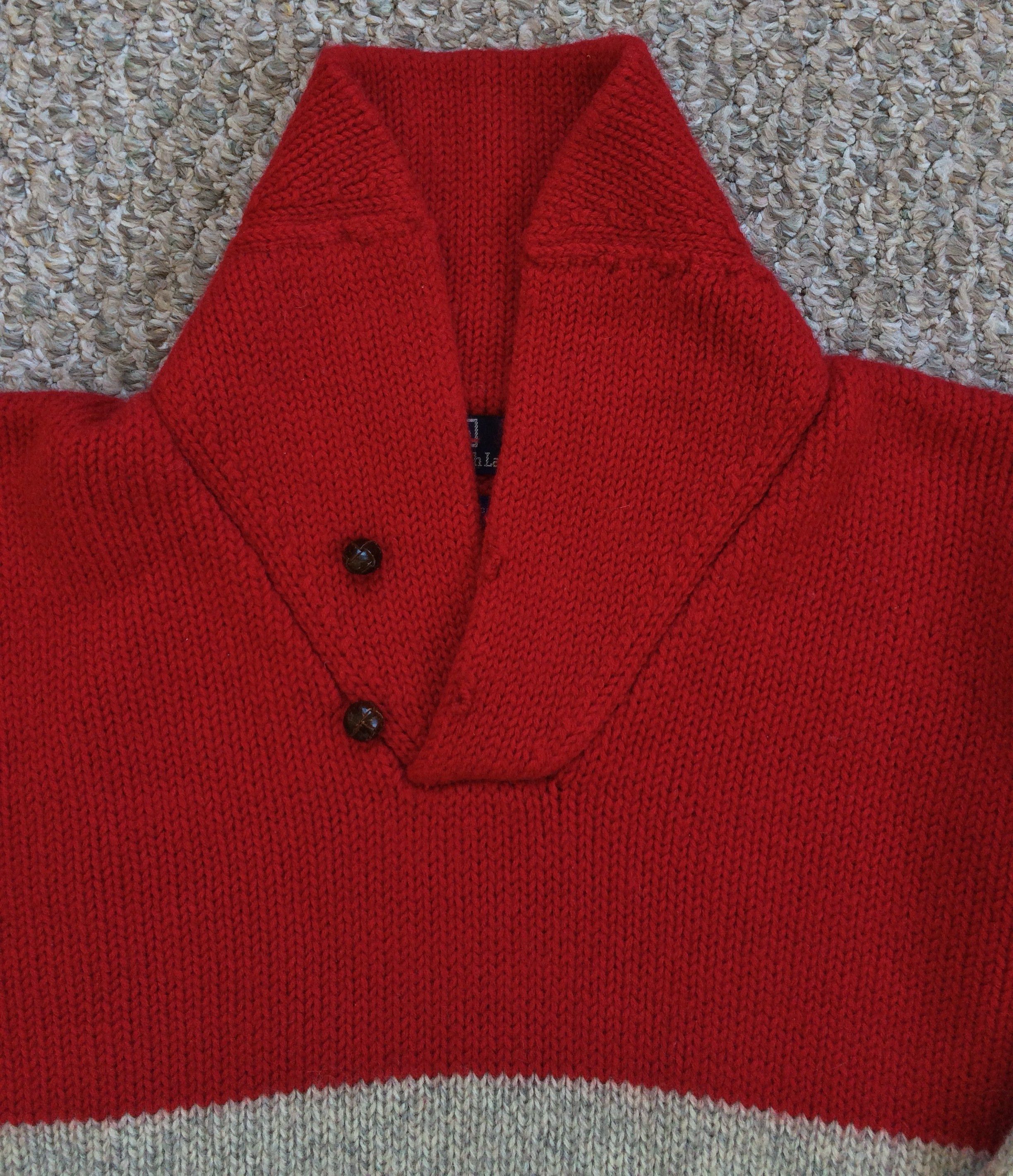 Polo Ralph Lauren F/W 1987 Ralph Lauren Wool Crest Cowlneck Sweater Size US M / EU 48-50 / 2 - 2 Thumbnail