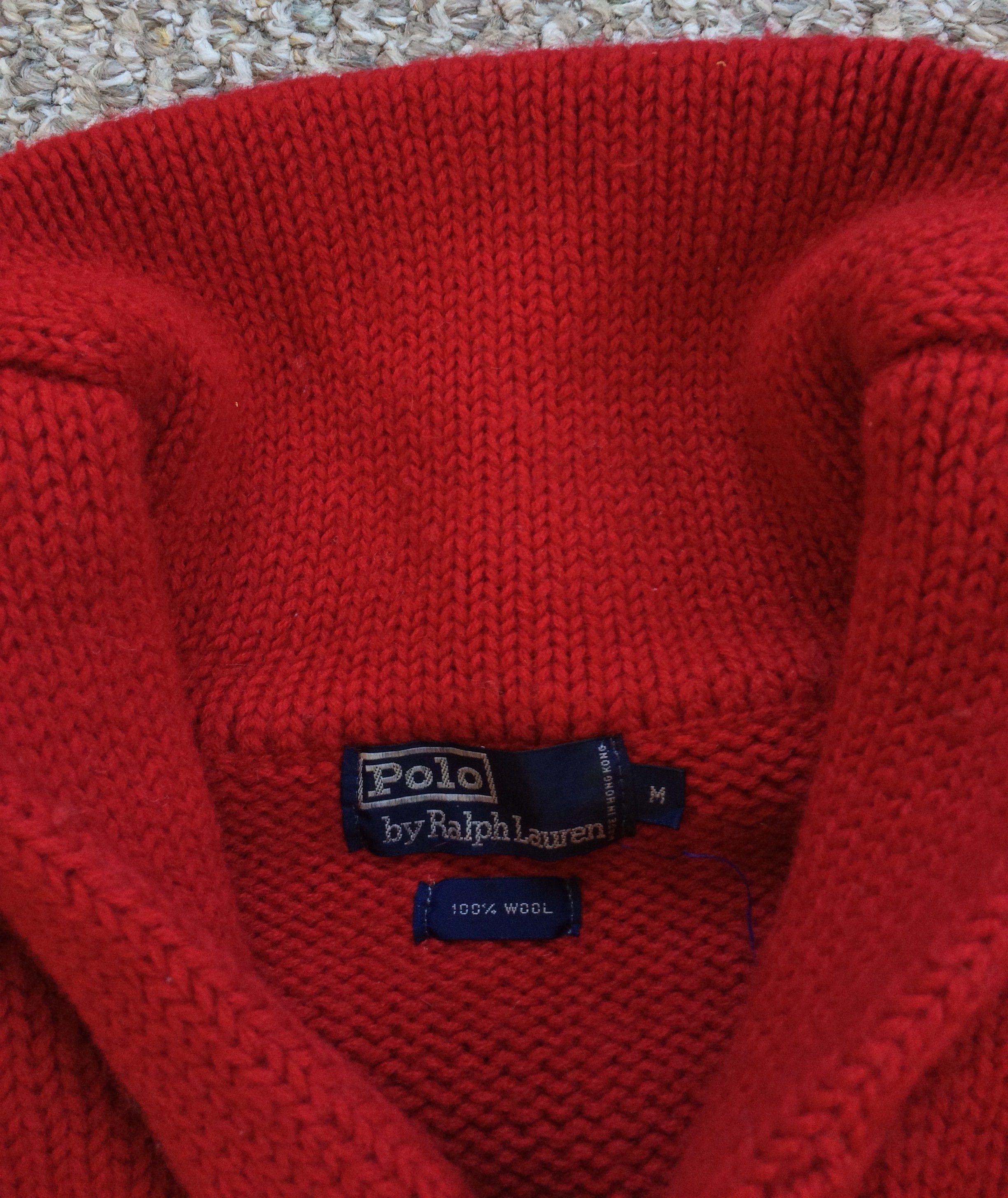 Polo Ralph Lauren F/W 1987 Ralph Lauren Wool Crest Cowlneck Sweater Size US M / EU 48-50 / 2 - 3 Thumbnail