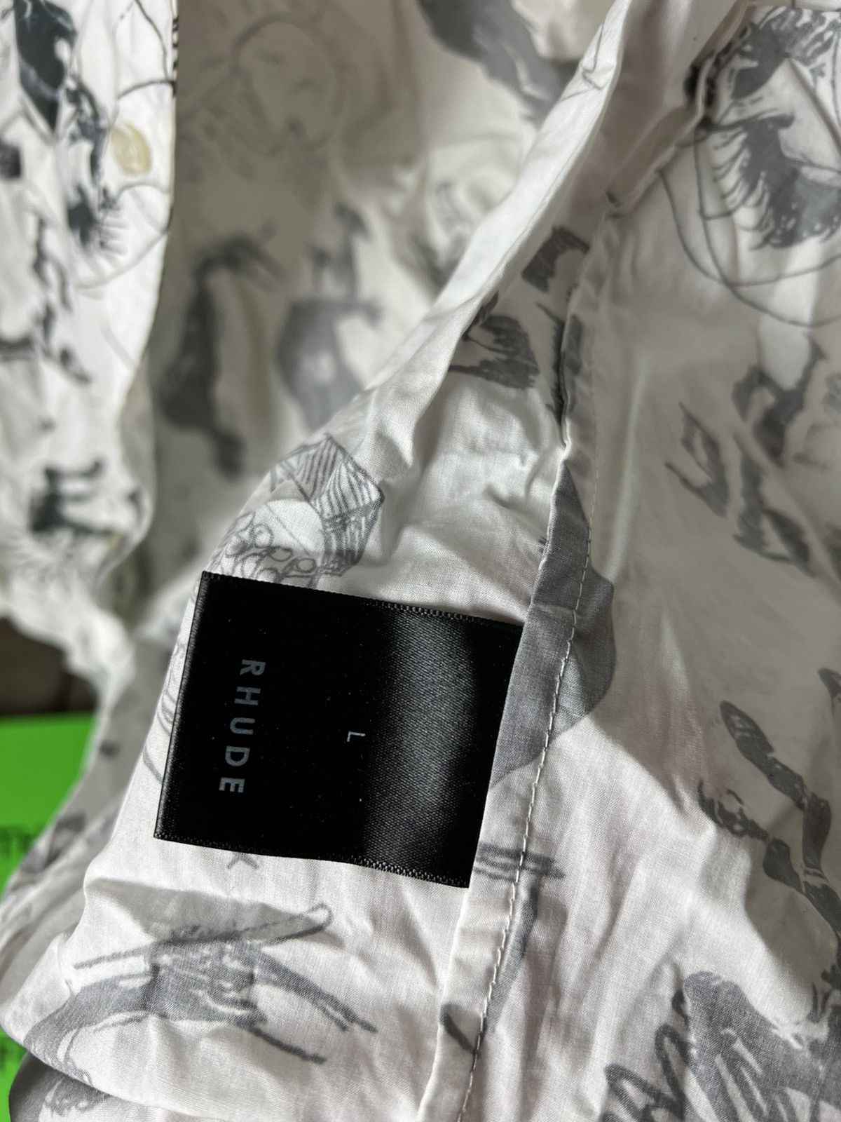 Rhude Rhude Doodle Button Up Shirt Size US L / EU 52-54 / 3 - 6 Thumbnail