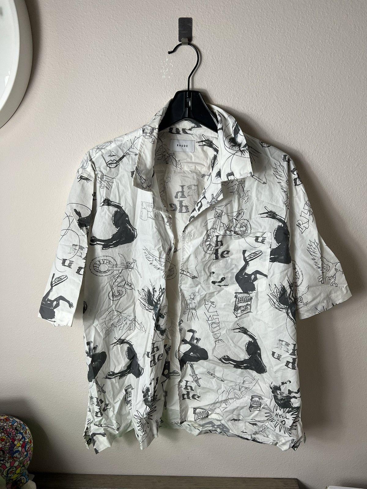 Rhude Rhude Doodle Button Up Shirt Size US L / EU 52-54 / 3 - 1 Thumbnail
