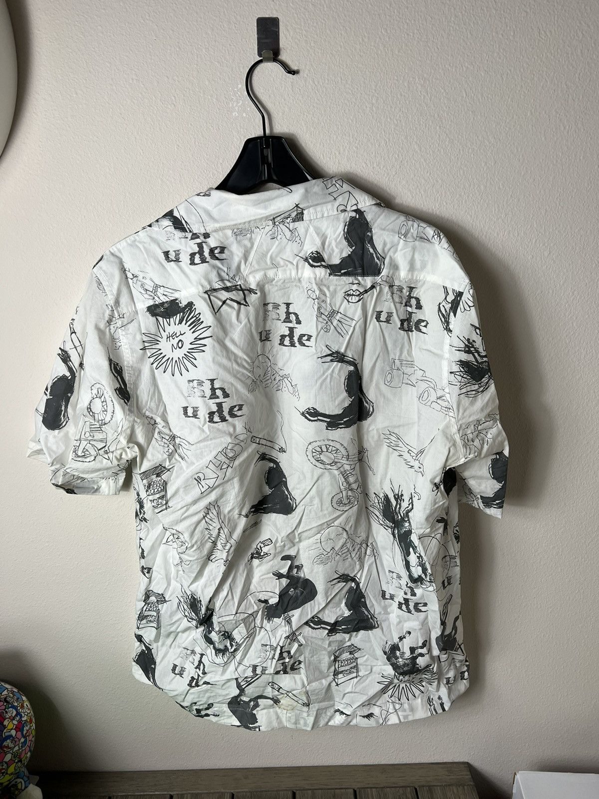 Rhude Rhude Doodle Button Up Shirt Size US L / EU 52-54 / 3 - 2 Thumbnail