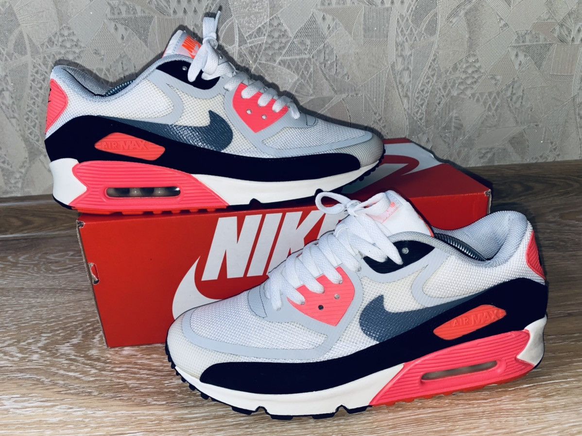 Nike × atmos NikeLab Air Max 90 Infrared Prm Tape 2014 Bw Fragment Parra Size US 10 / EU 43 - 3 Thumbnail