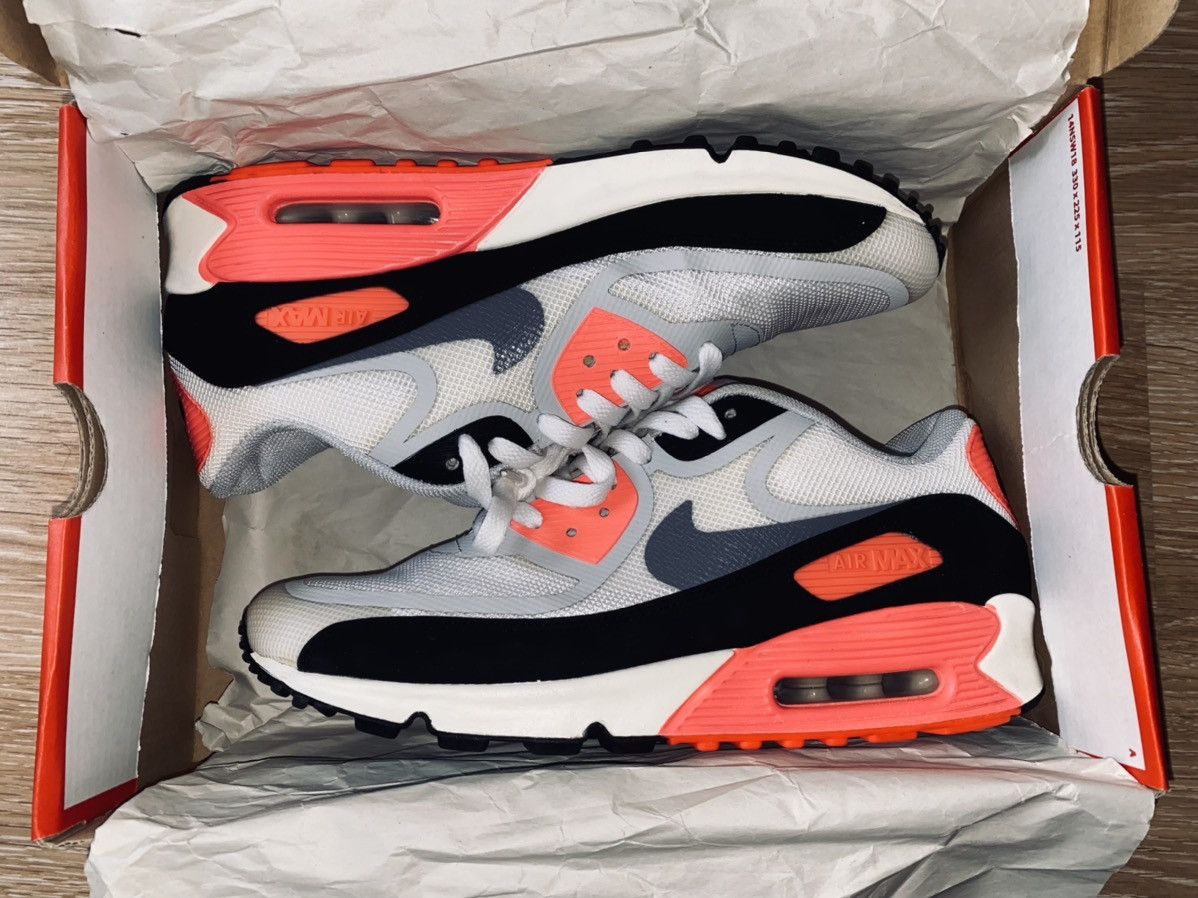 Nike × atmos NikeLab Air Max 90 Infrared Prm Tape 2014 Bw Fragment Parra Size US 10 / EU 43 - 2 Thumbnail