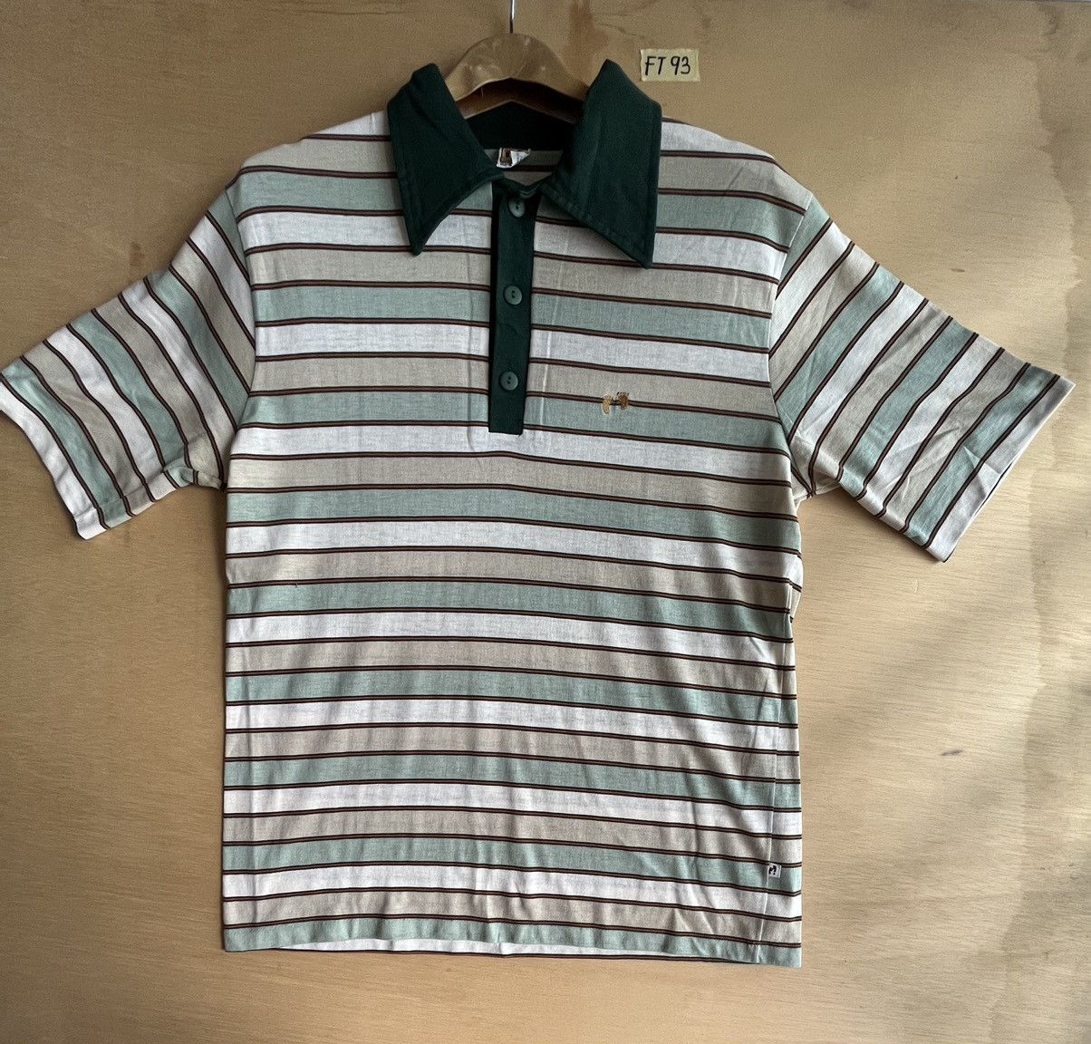 Vintage hang ten polo tee ft93