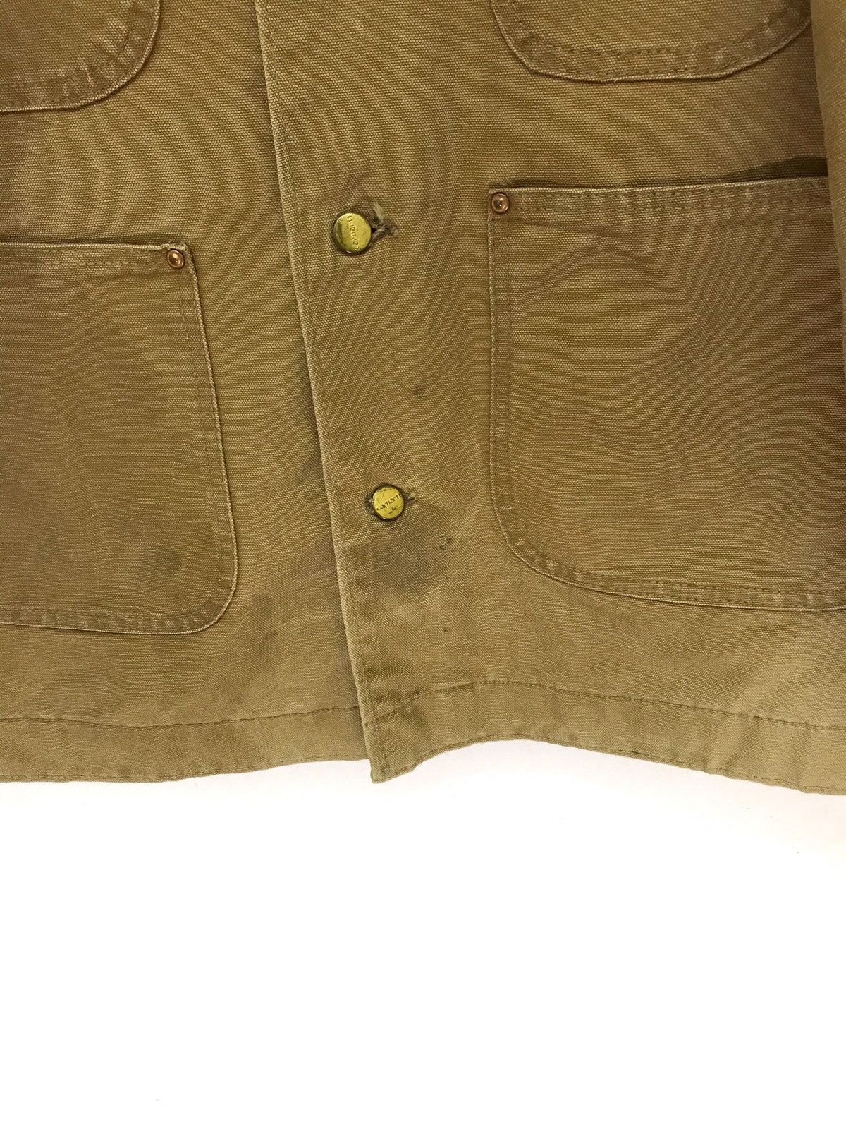 Carhartt ⚡Rare Vtg Carhartt Workwear Jacket Cotton Duck Blanket Size US L / EU 52-54 / 3 - 4 Thumbnail