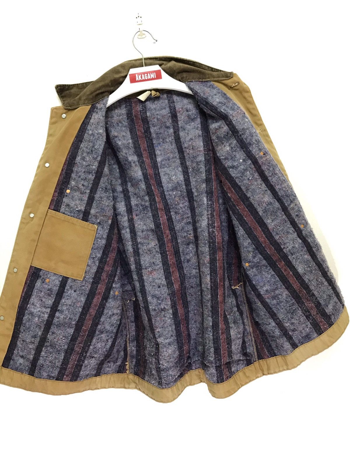 Carhartt ⚡Rare Vtg Carhartt Workwear Jacket Cotton Duck Blanket Size US L / EU 52-54 / 3 - 2 Thumbnail