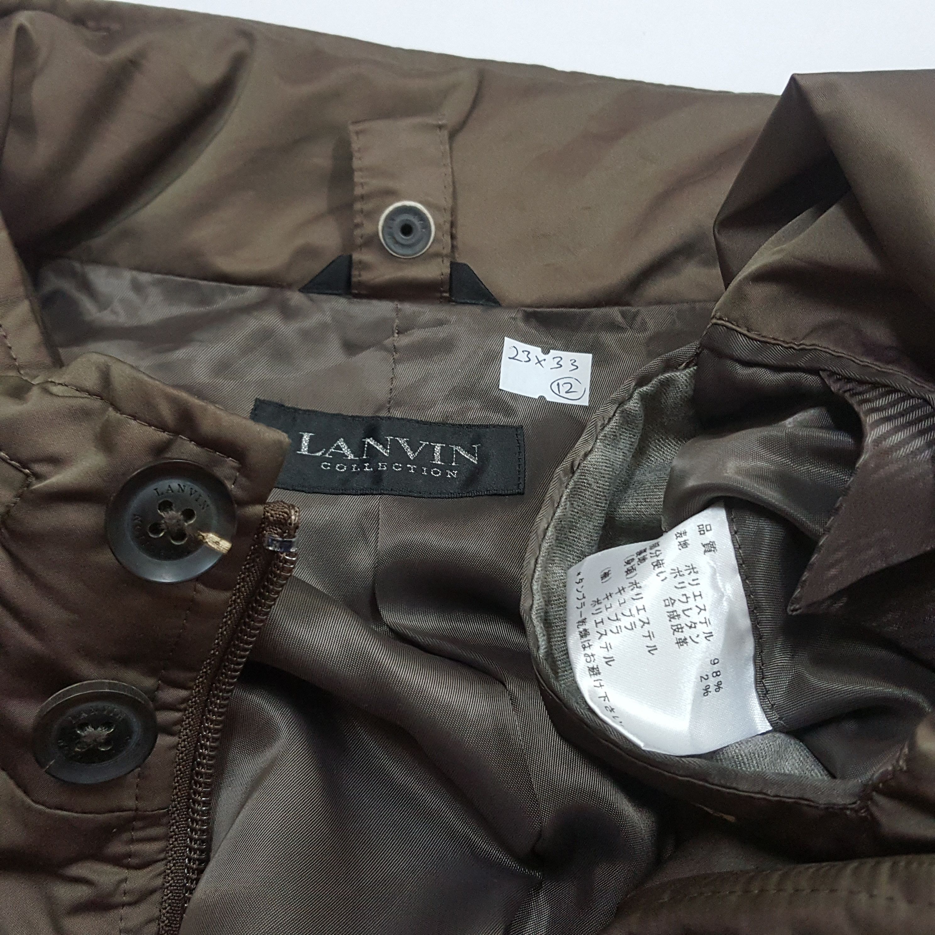Lanvin × Vintage Vintage LANVIN nice design parks jacket Size US L / EU 52-54 / 3 - 6 Thumbnail