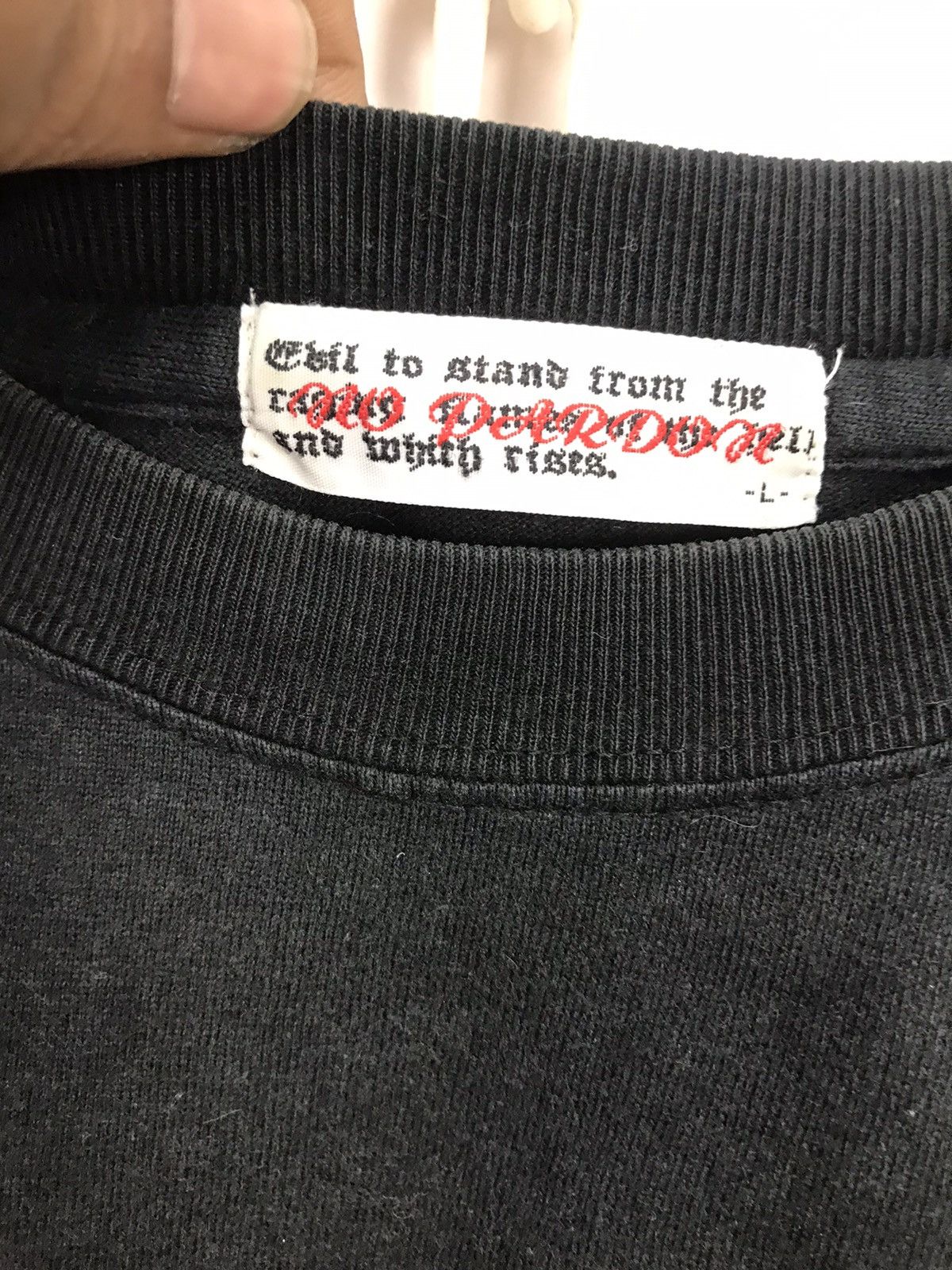Japanese Brand No pardon printed tshirt Size US L / EU 52-54 / 3 - 3 Thumbnail